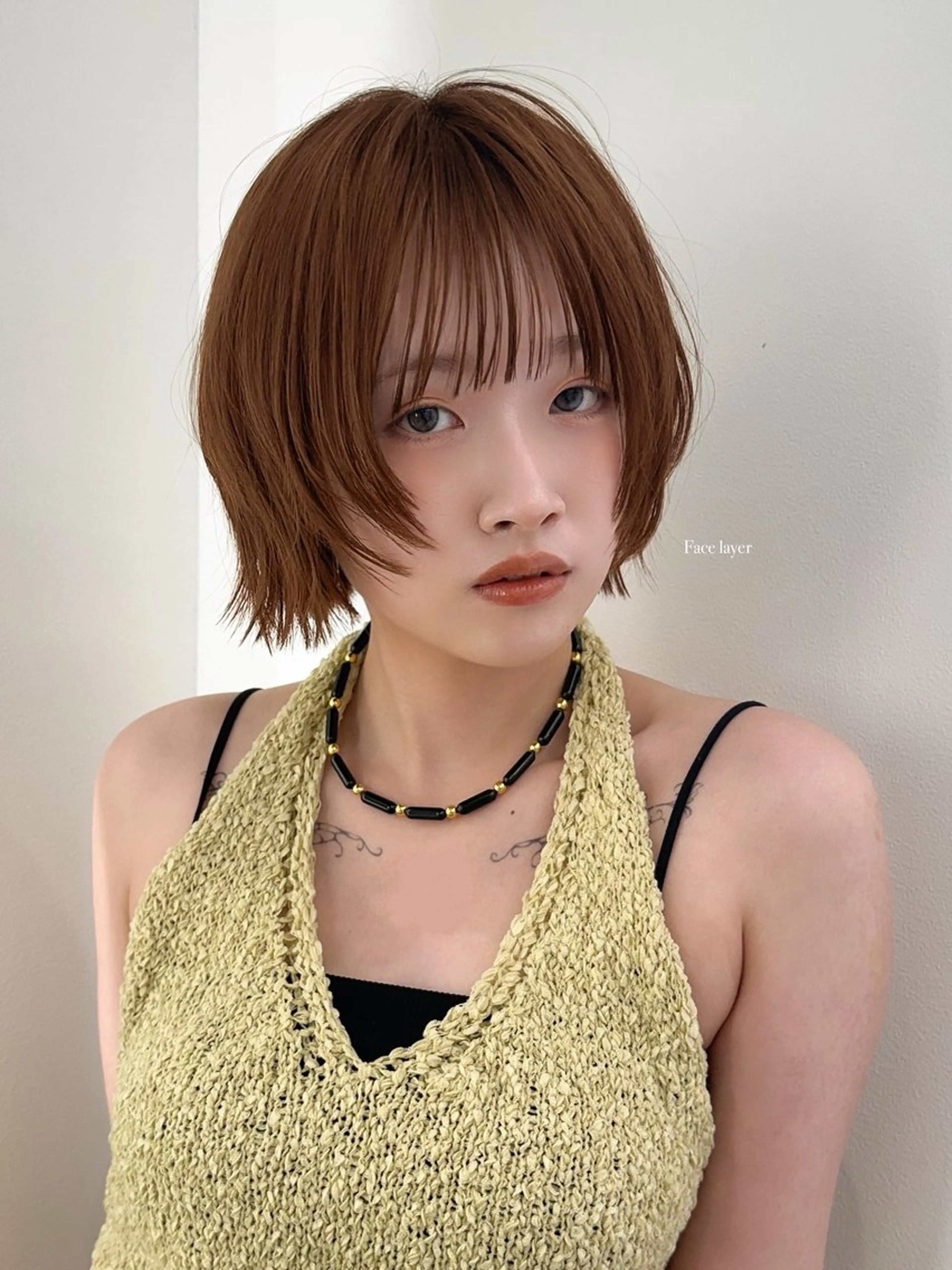 ショート カット ヘアカラー おしゃれボブ/暖色 カラー🧶いろはのヘアスタイル