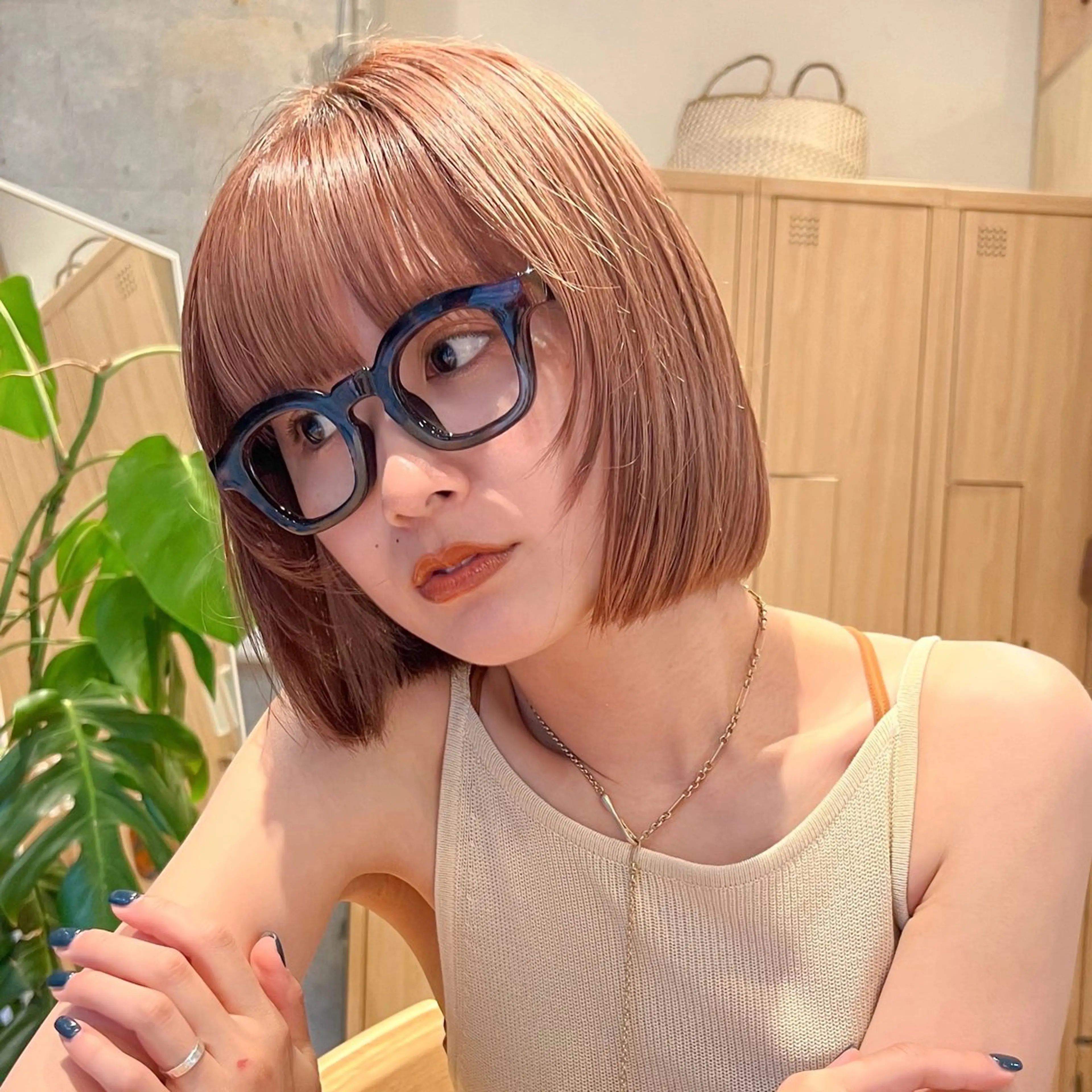 ショート カラー 小顔カット/顔周り /メンズsaraのヘアスタイル