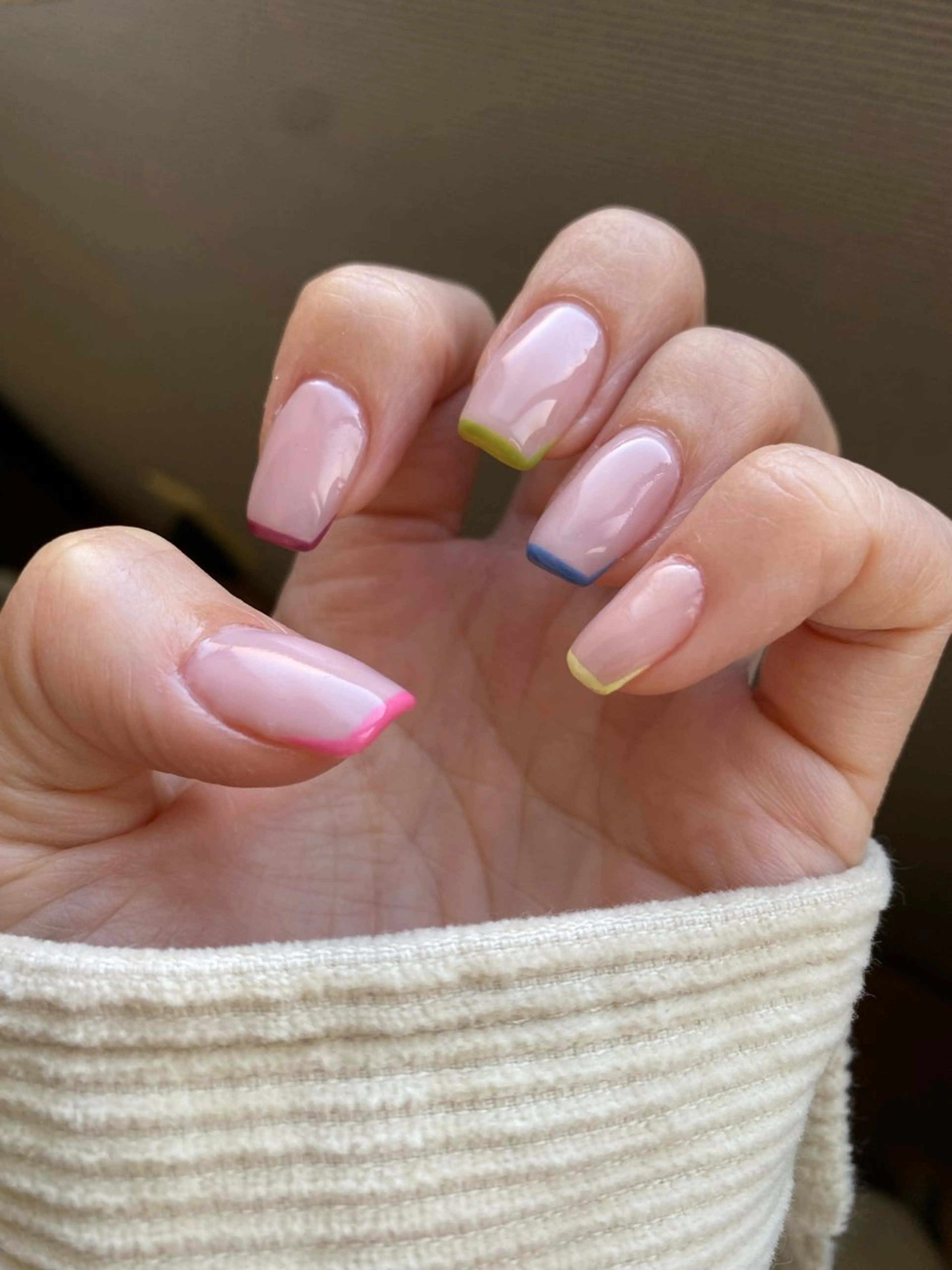 ネイル フレンチネイル ハンドネイル mieux YUKOのネイルデザイン
