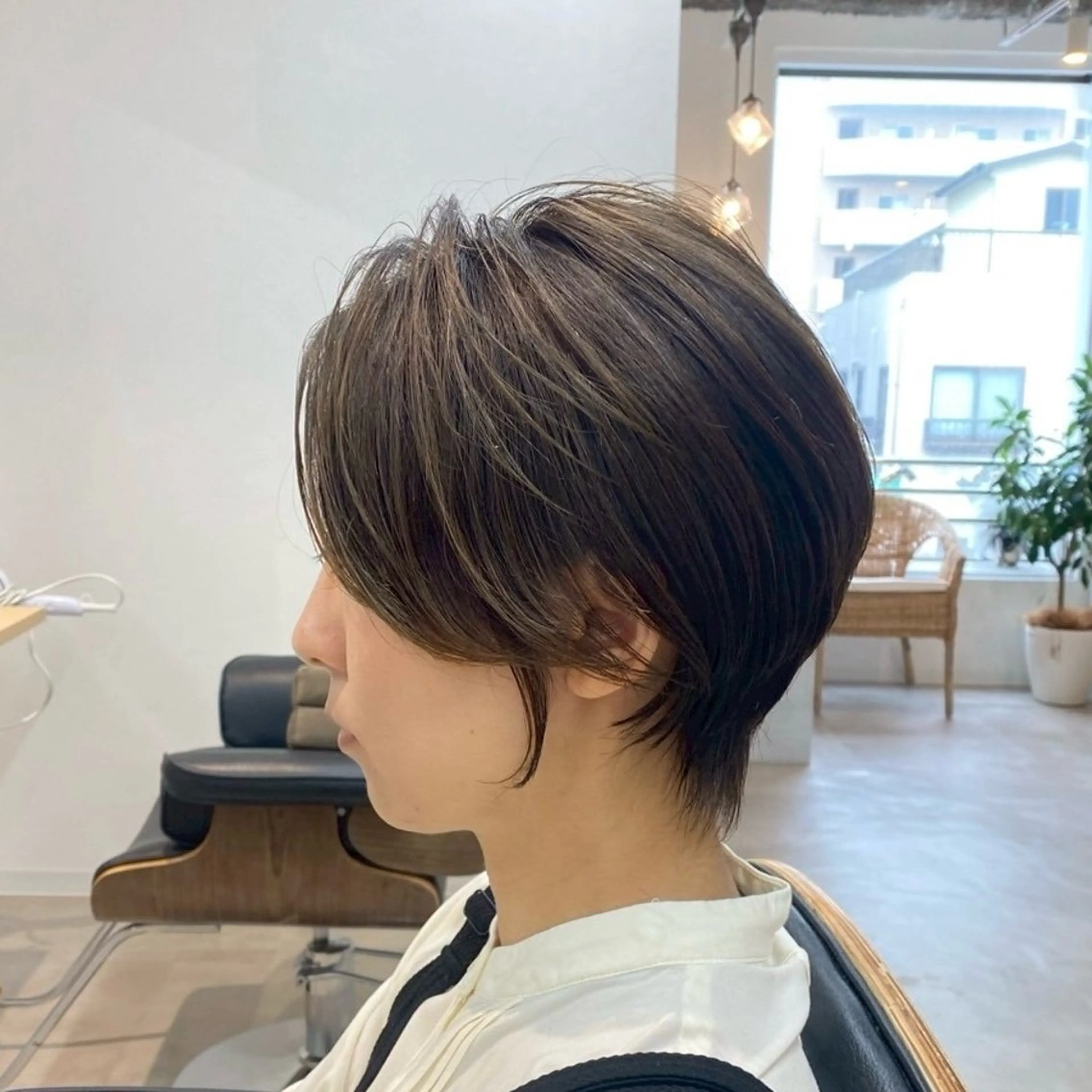 ショート カット ヘッドスパ ✨透明感カラー/ 縮毛矯正/うみ✨️のヘアスタイル