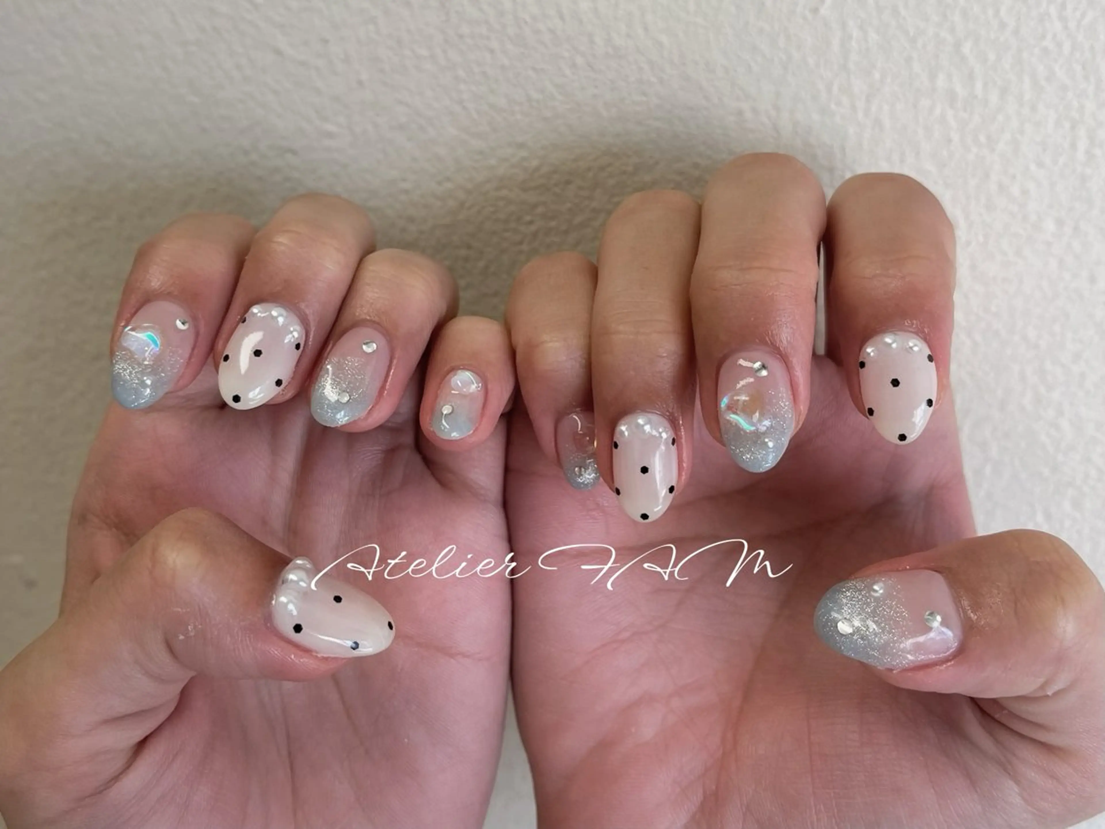 ショート ハンドネイル nail&eyelashsalon atelier fam上本町店所属・アトリエ FAMのネイルデザイン