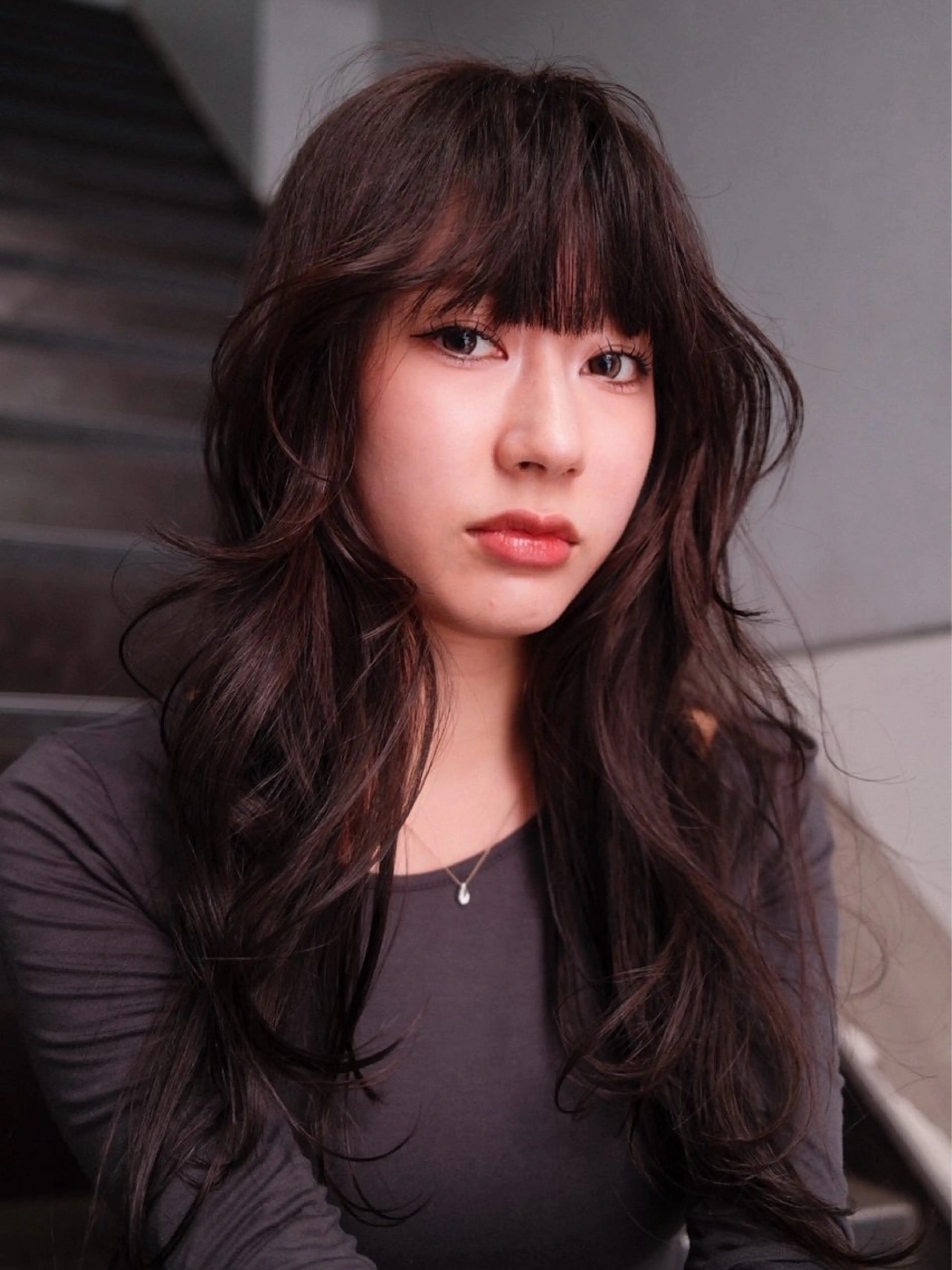 ロング カット ヘアカラー 🤎透明感カラー／ レイヤー／Yuzuのヘアスタイル