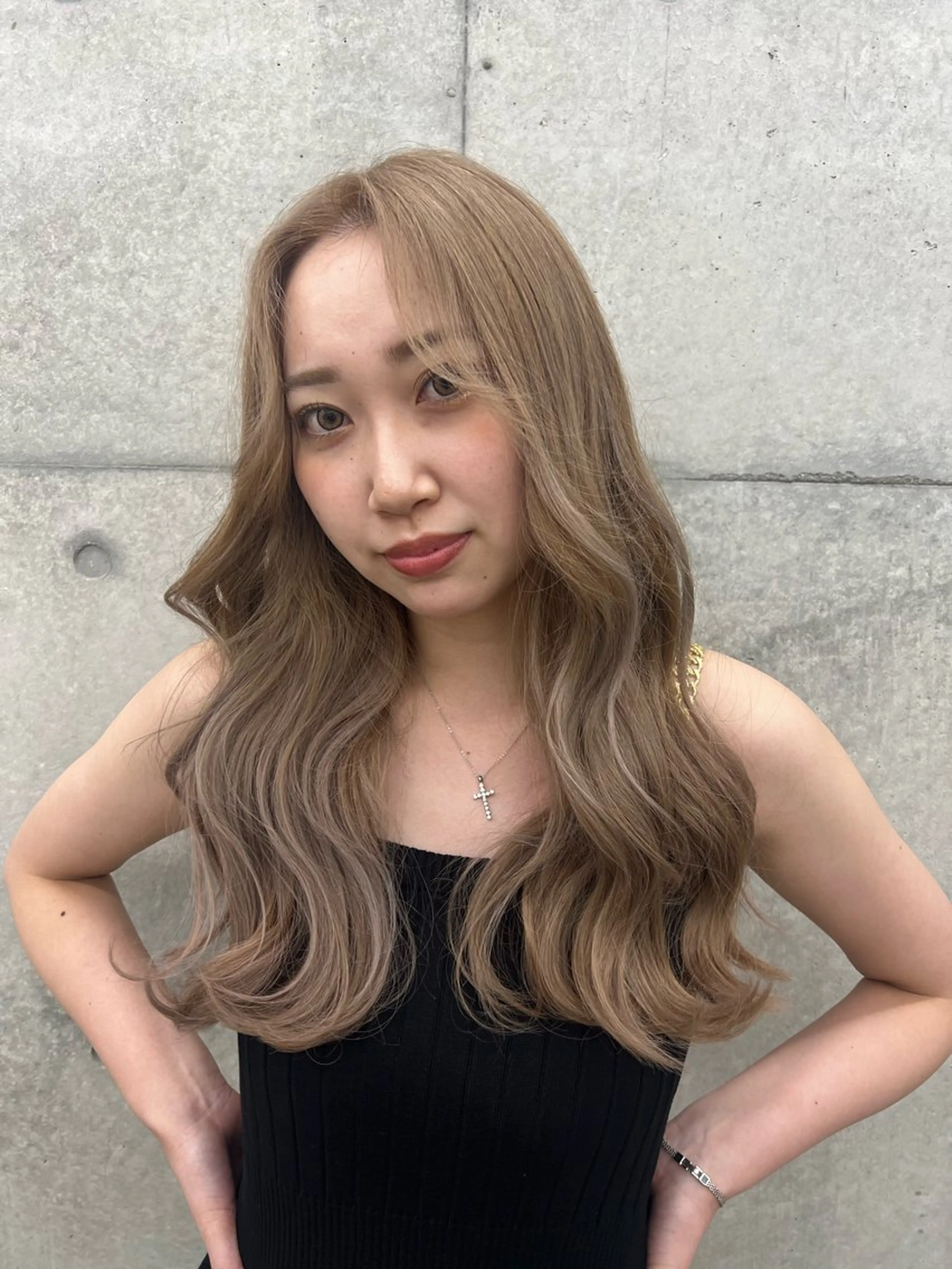 カラー ヘアカラー 中川 来紀のヘアスタイル