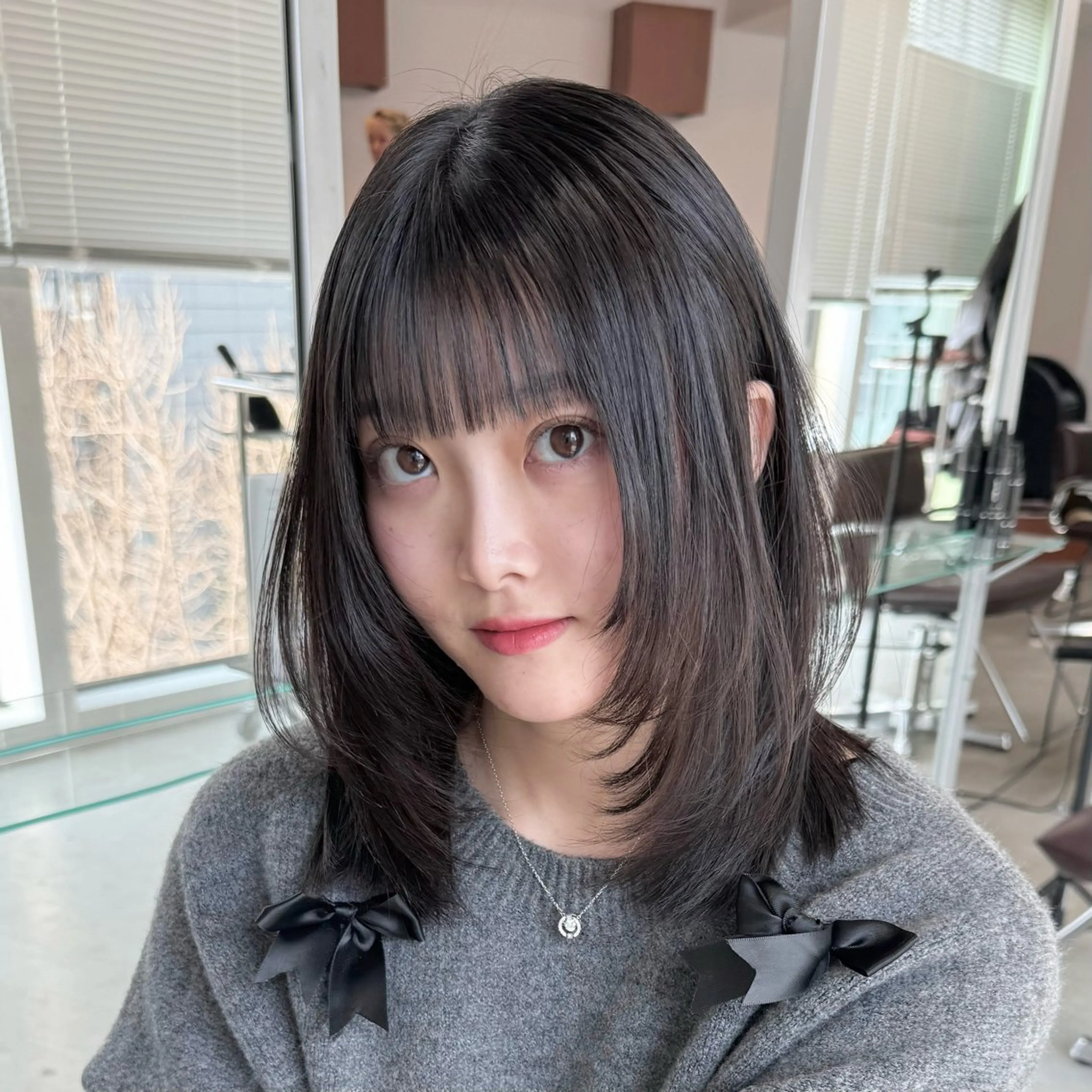 セミロング エクステモデル募集 💗大阪梅田/川上のヘアスタイル