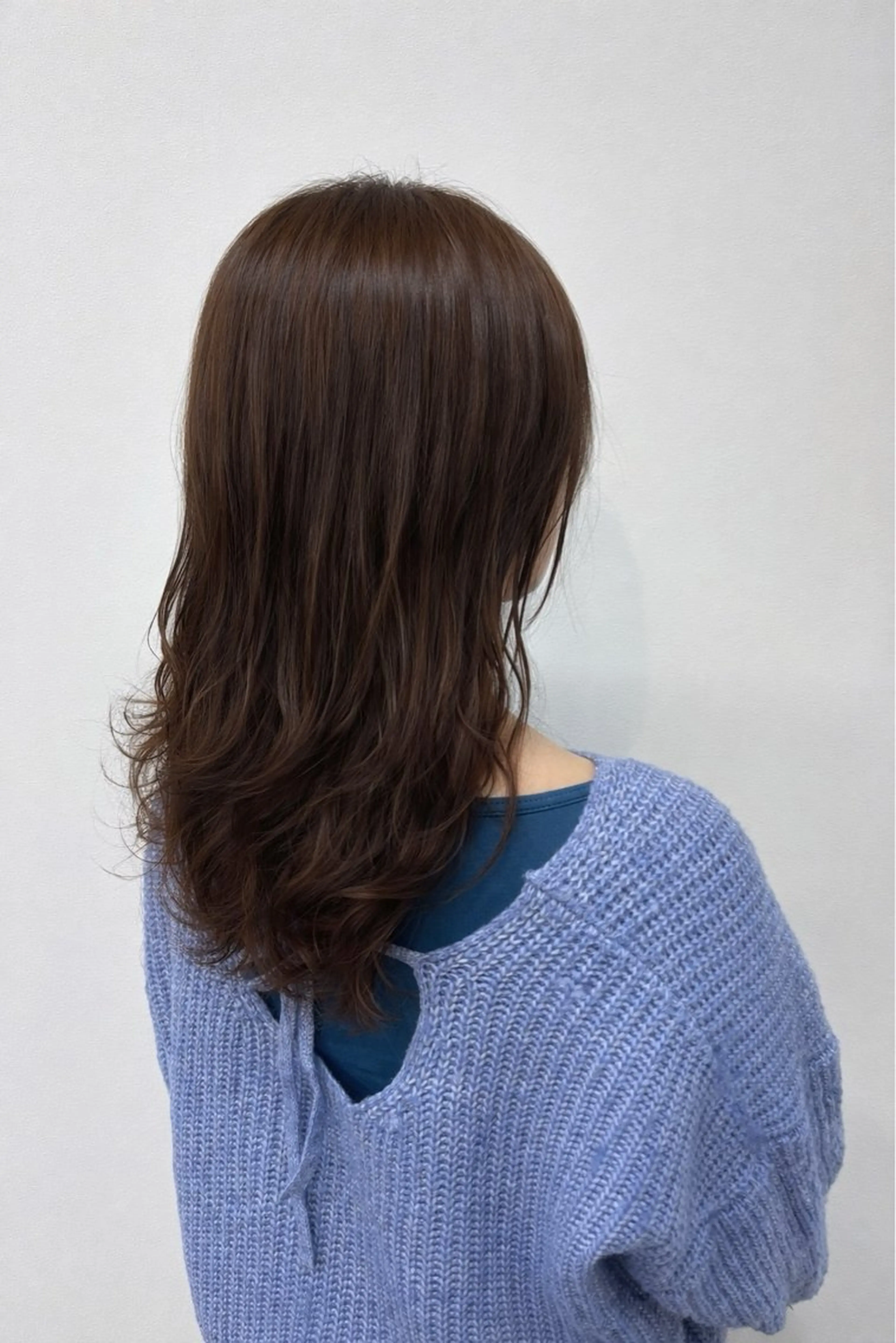 セミロング パーマ 山科 力輝のヘアスタイル