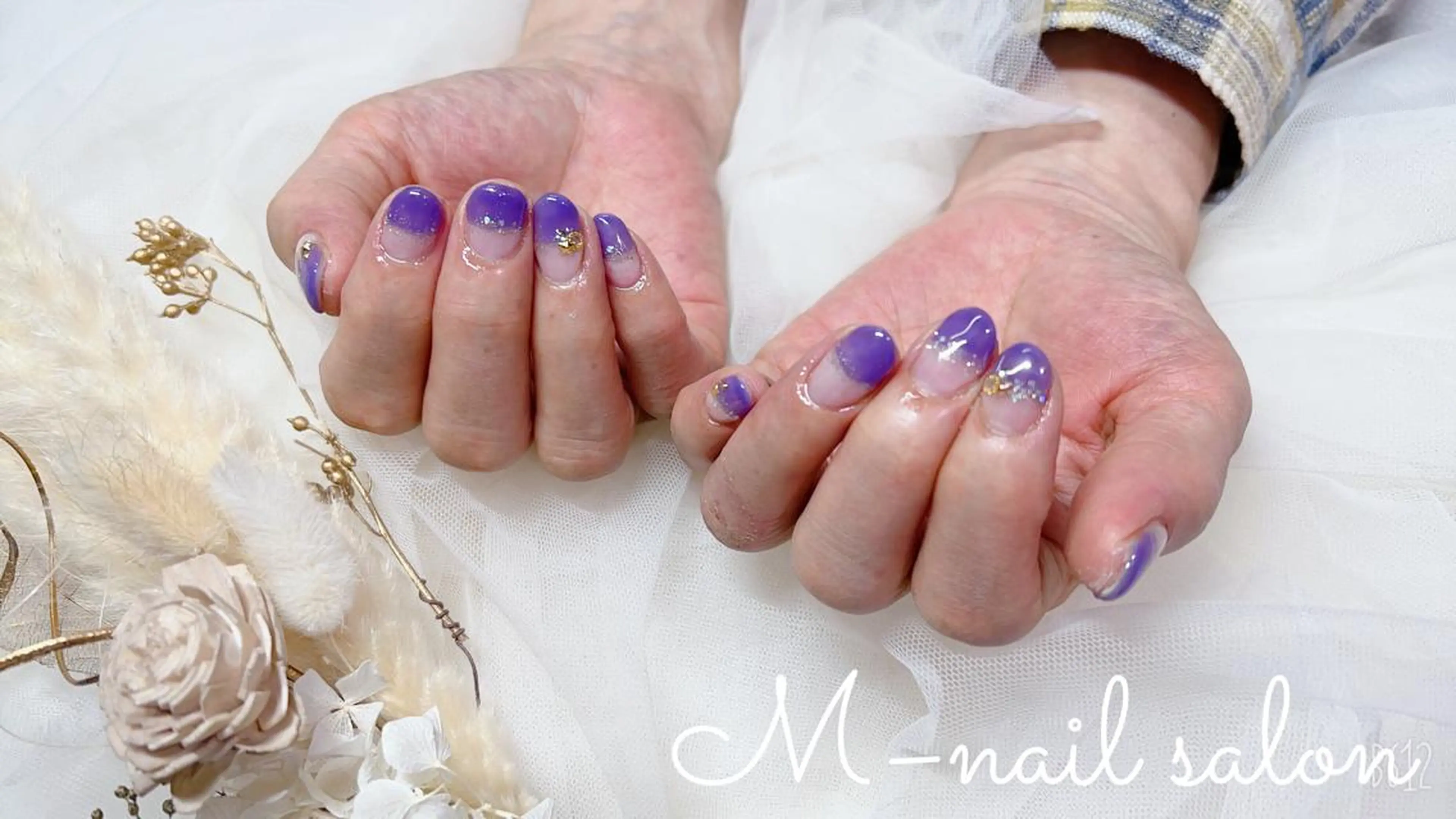 ネイル シンプルネイル M_ nail salonのネイルデザイン