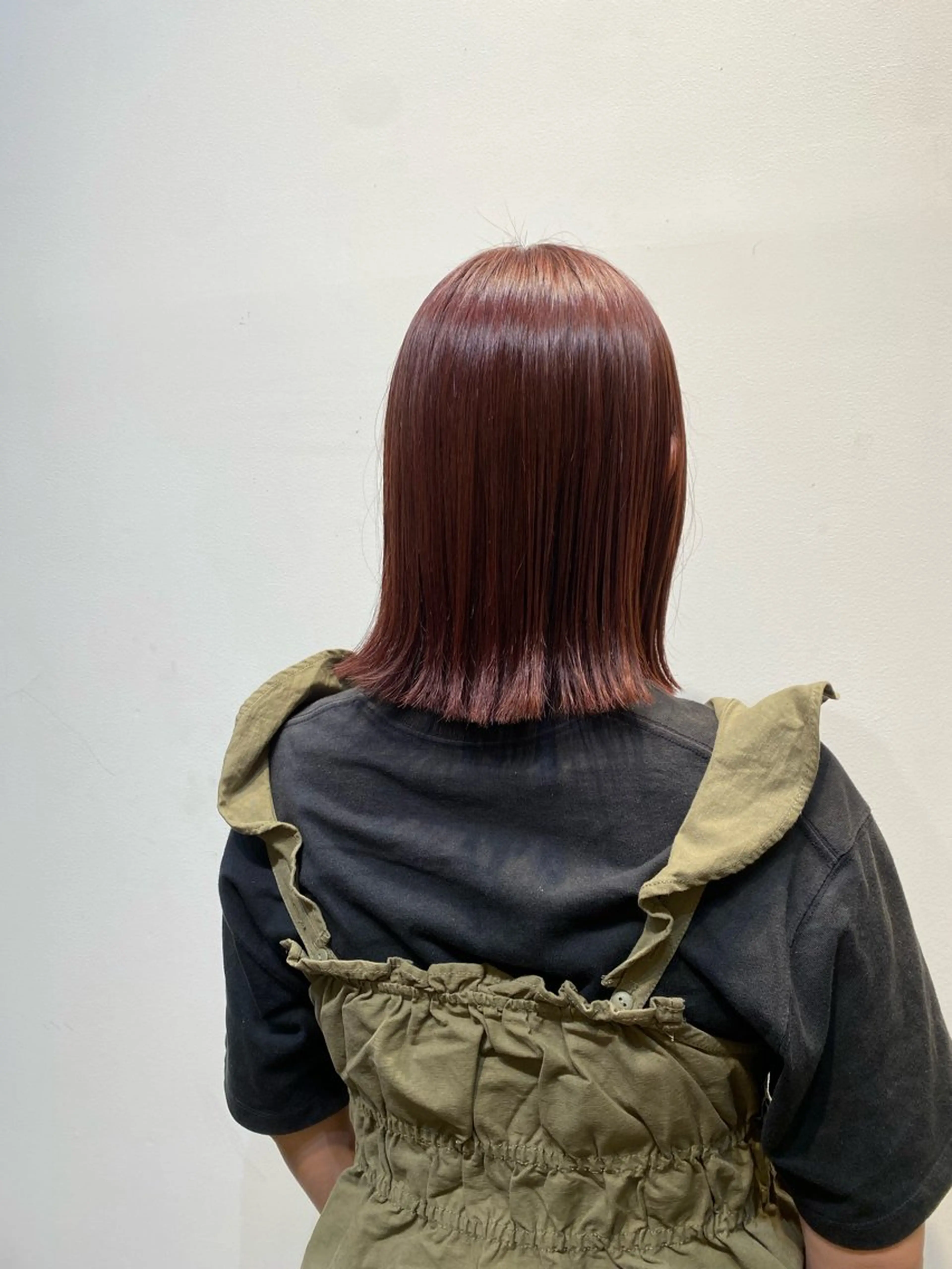 ミディアム カット ヘアカラー トリートメント 美容室 sizukのヘアスタイル