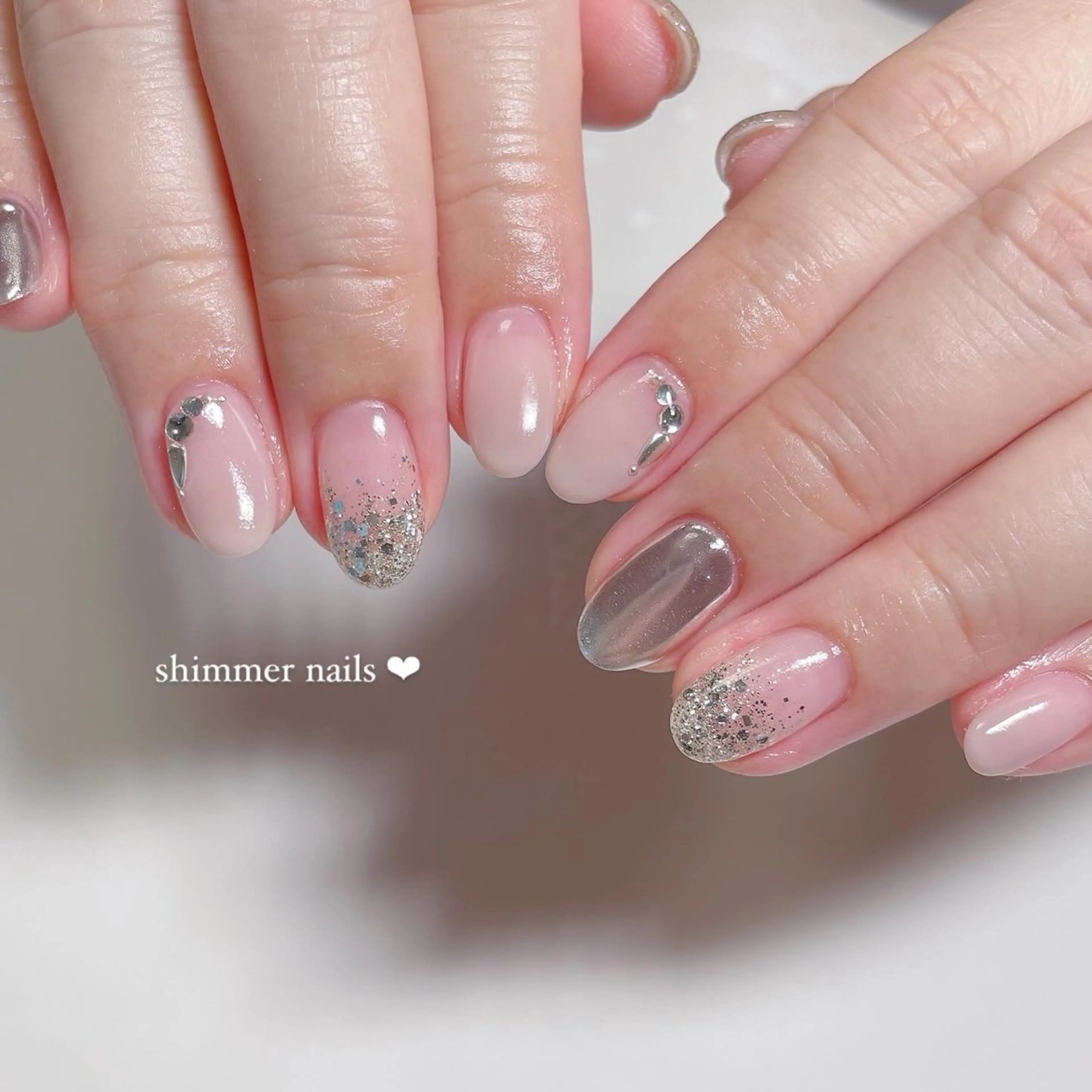 ネイル ハンドネイル shimmer nailsのネイルデザイン