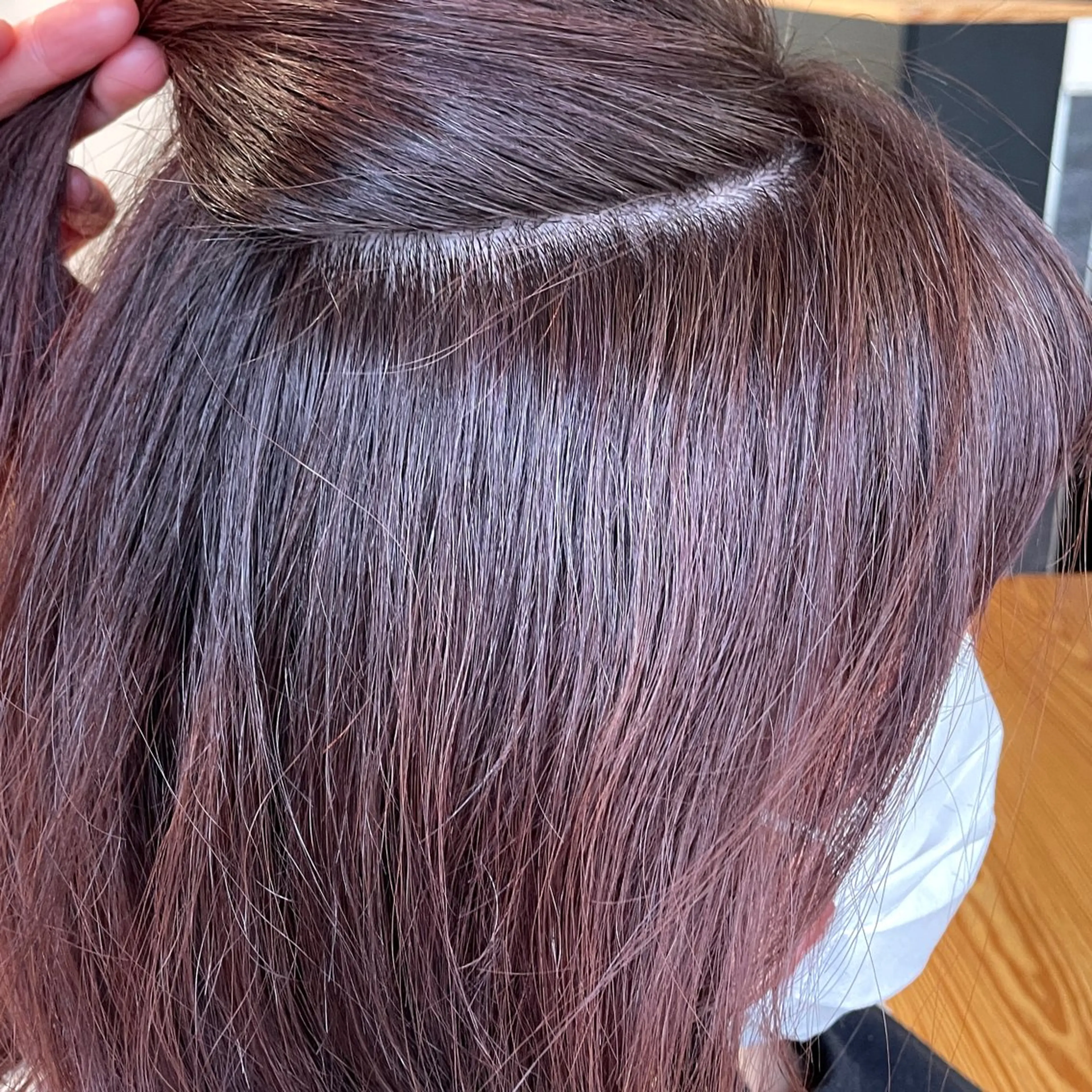 ミディアム カラー 透明感カラー ハイライトカラー ハイライト ヘアカラー DX SHARE SALON所属・matka白髪ぼかし 大人ヘア/KEIKOのヘアスタイル