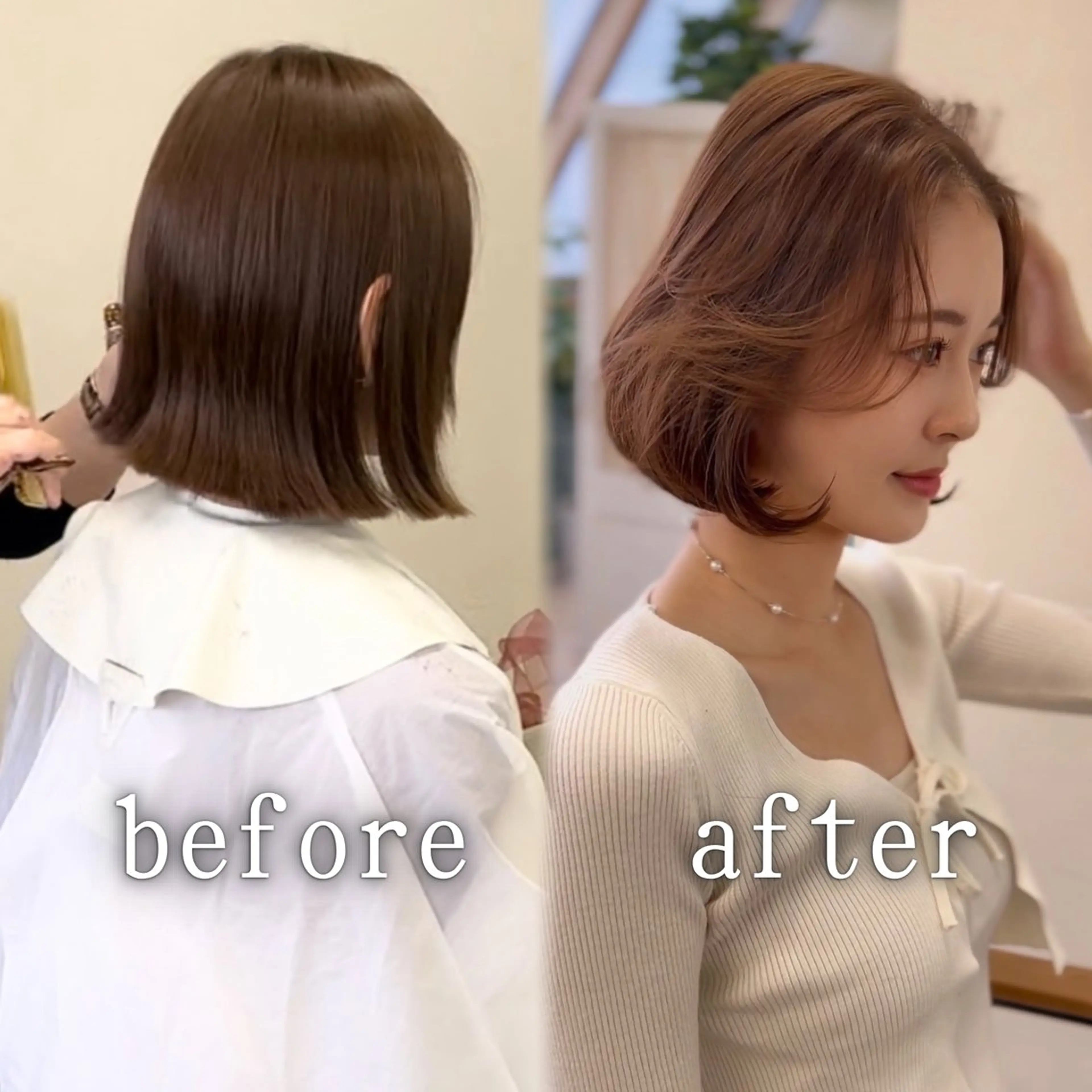 ショート HACHI美容室 韓国ヘア　AKARIのヘアスタイル