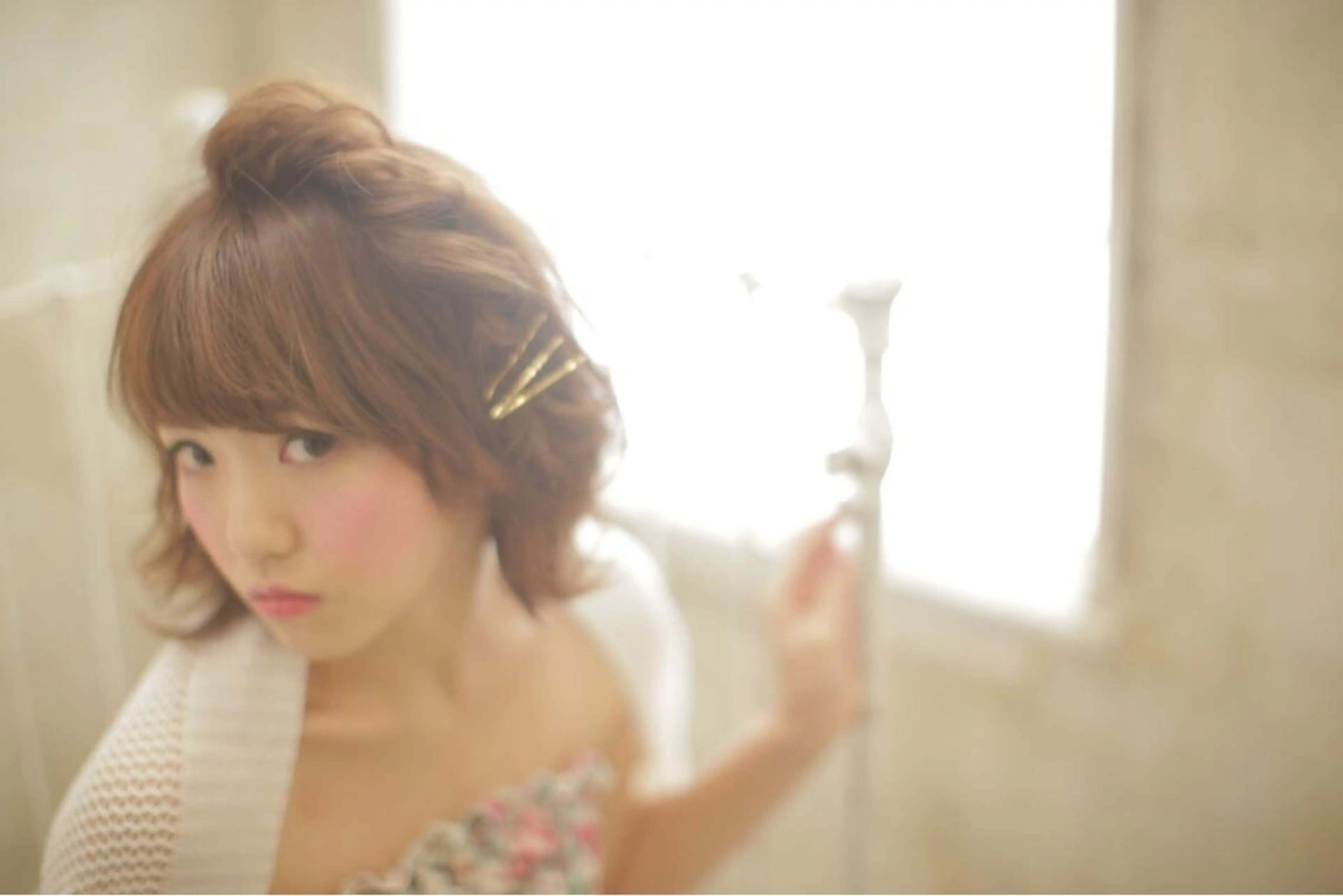 ショート カラー パーマ ヘアアレンジ _WHITE高槻店 yusukeのヘアスタイル