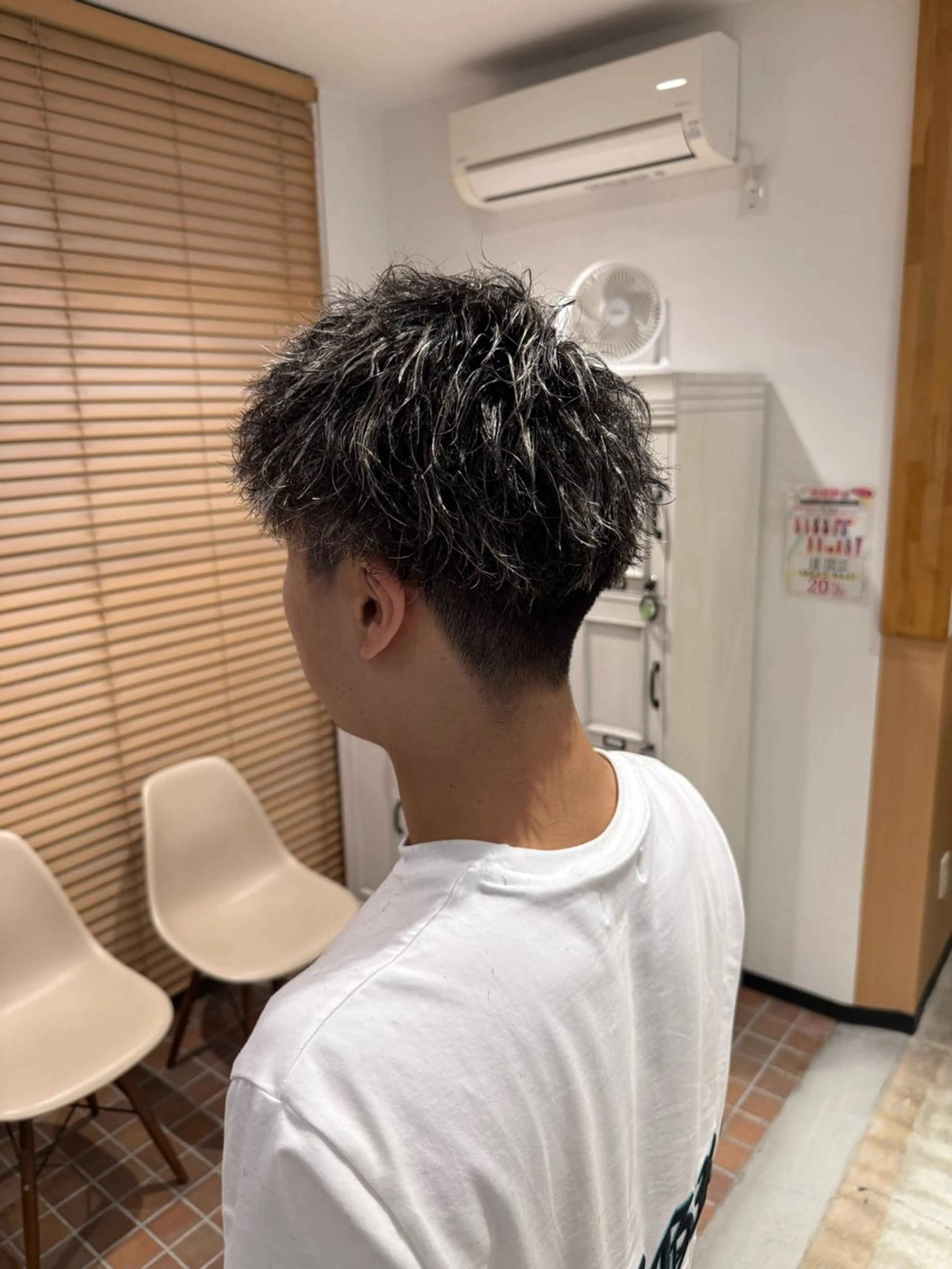 パーマ メンズ メンズメッシュ メンズパーマ メンズ特化 前橋のヘアスタイル