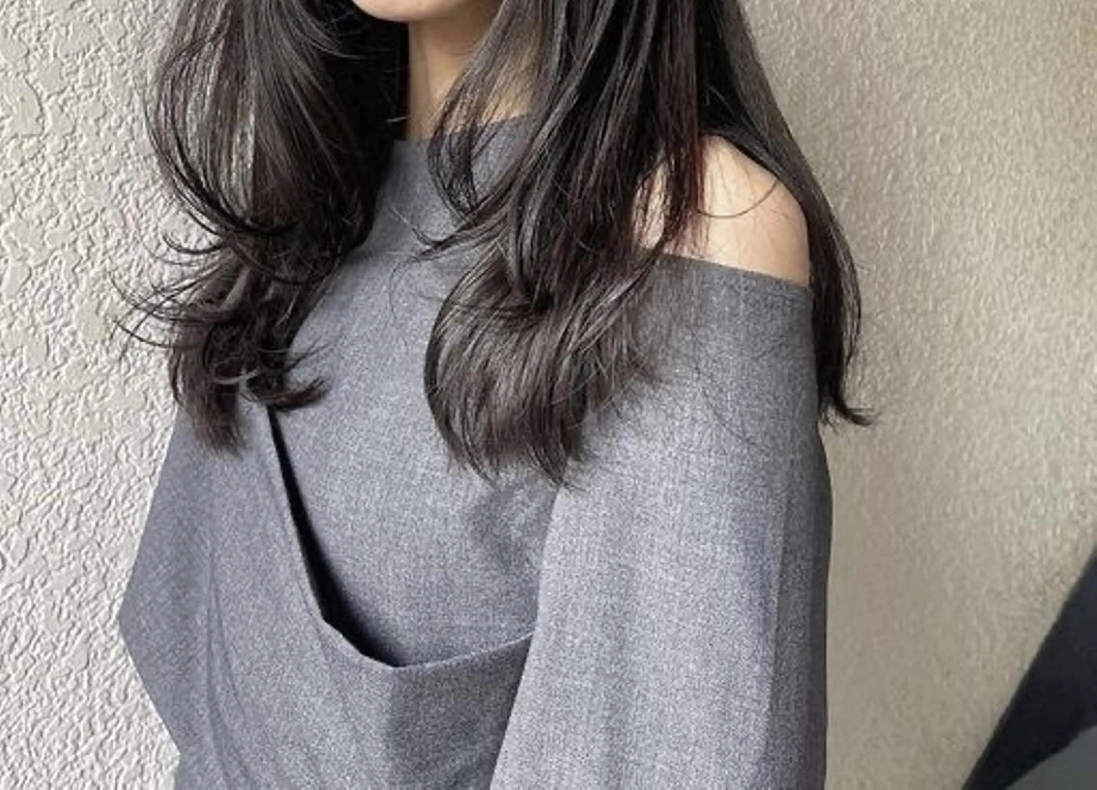 ミディアム カット ヘアカラー 縮毛矯正 LadA hair.makeのヘアスタイル