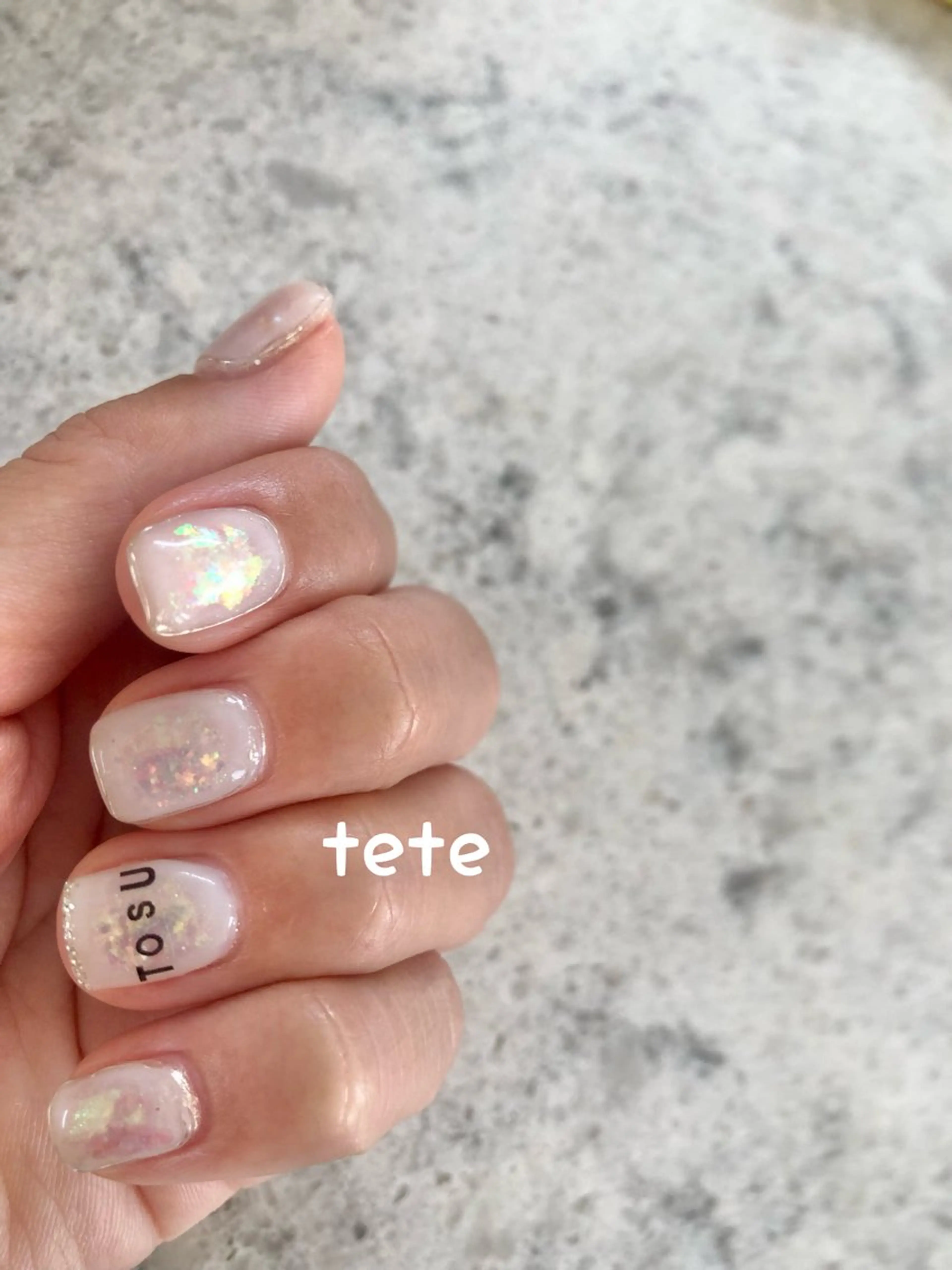 ネイル ミラーネイル tete __のネイルデザイン