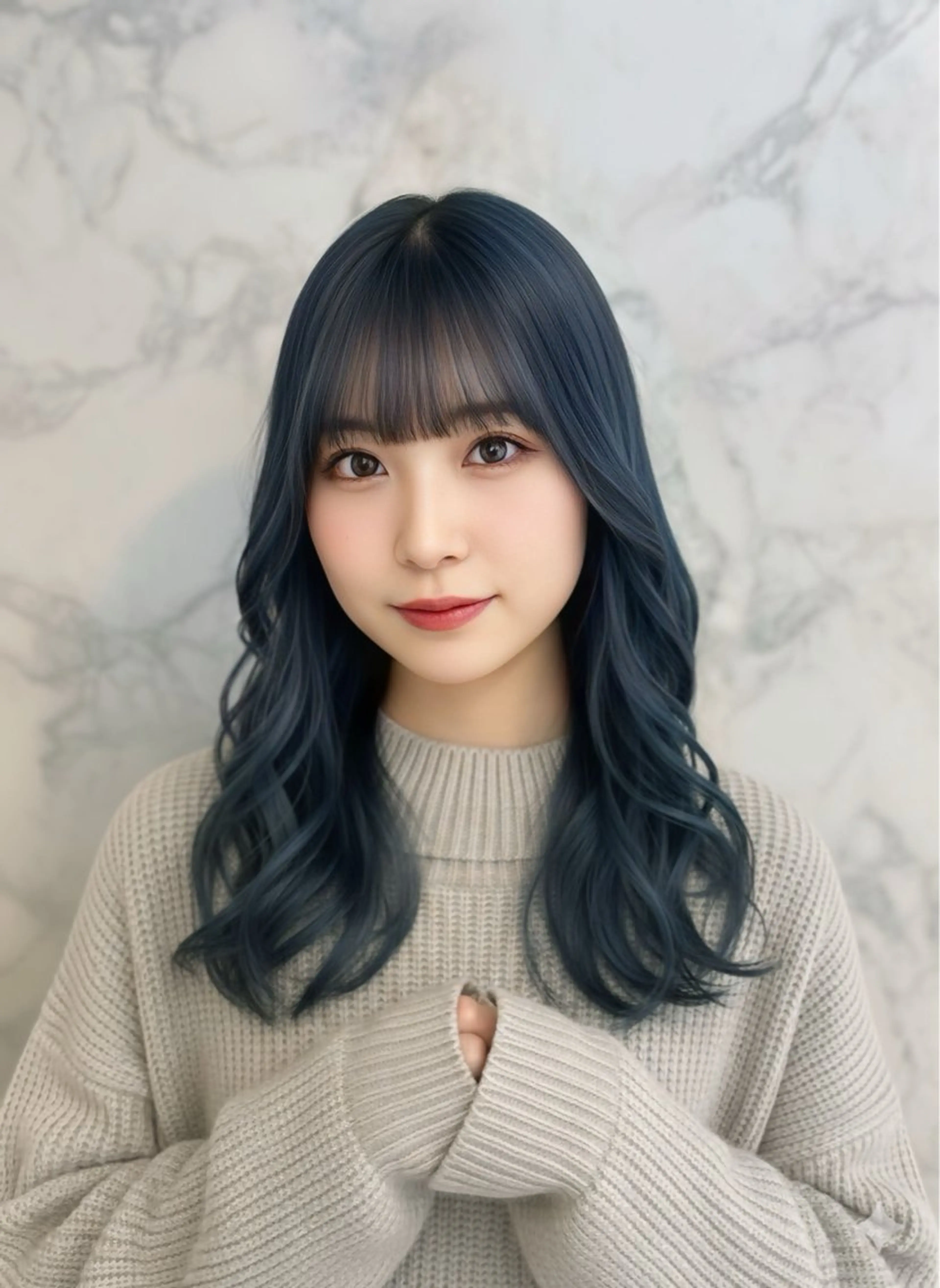 ロング カラー ヘアカラー トリートメント 上尾韓国レイヤー/ 艶カラー/しの🫧のヘアスタイル