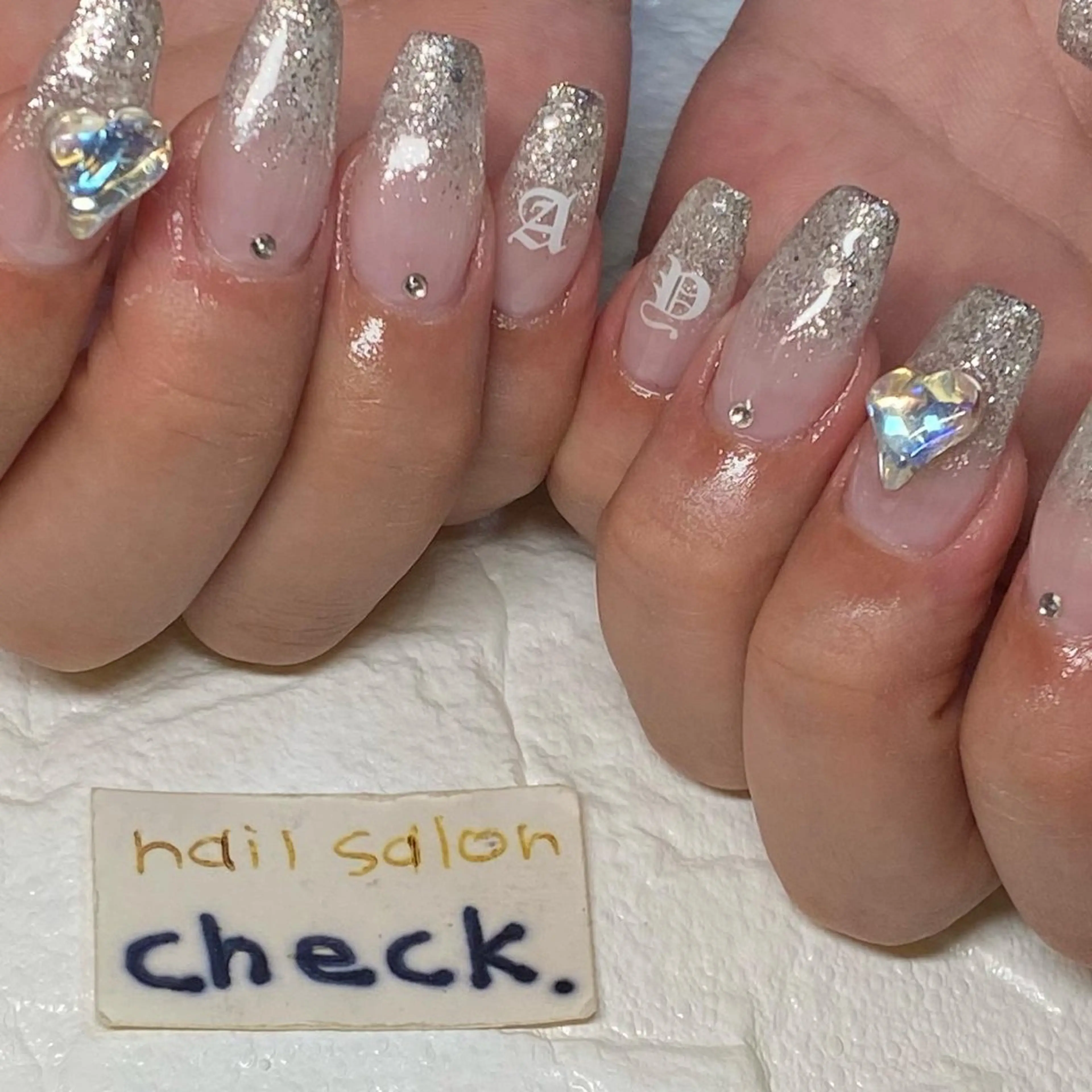 ネイル アートネイル ニュアンスネイル スカルプネイル 春ネイル 夏ネイル ハンドネイル ーCHECKー ちあきのネイルデザイン