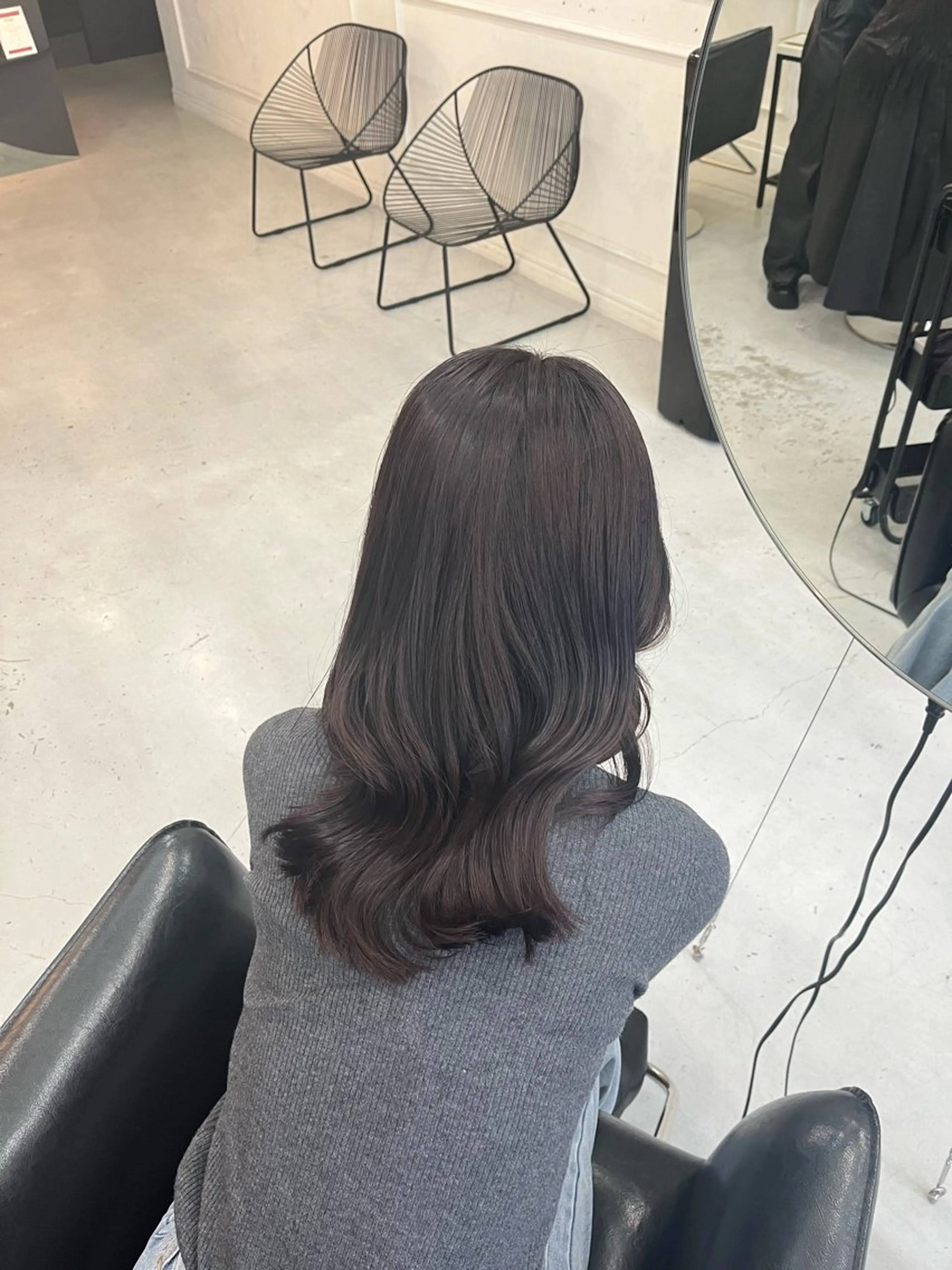 ミディアム カラー maisonHALU /古吉かやのヘアスタイル