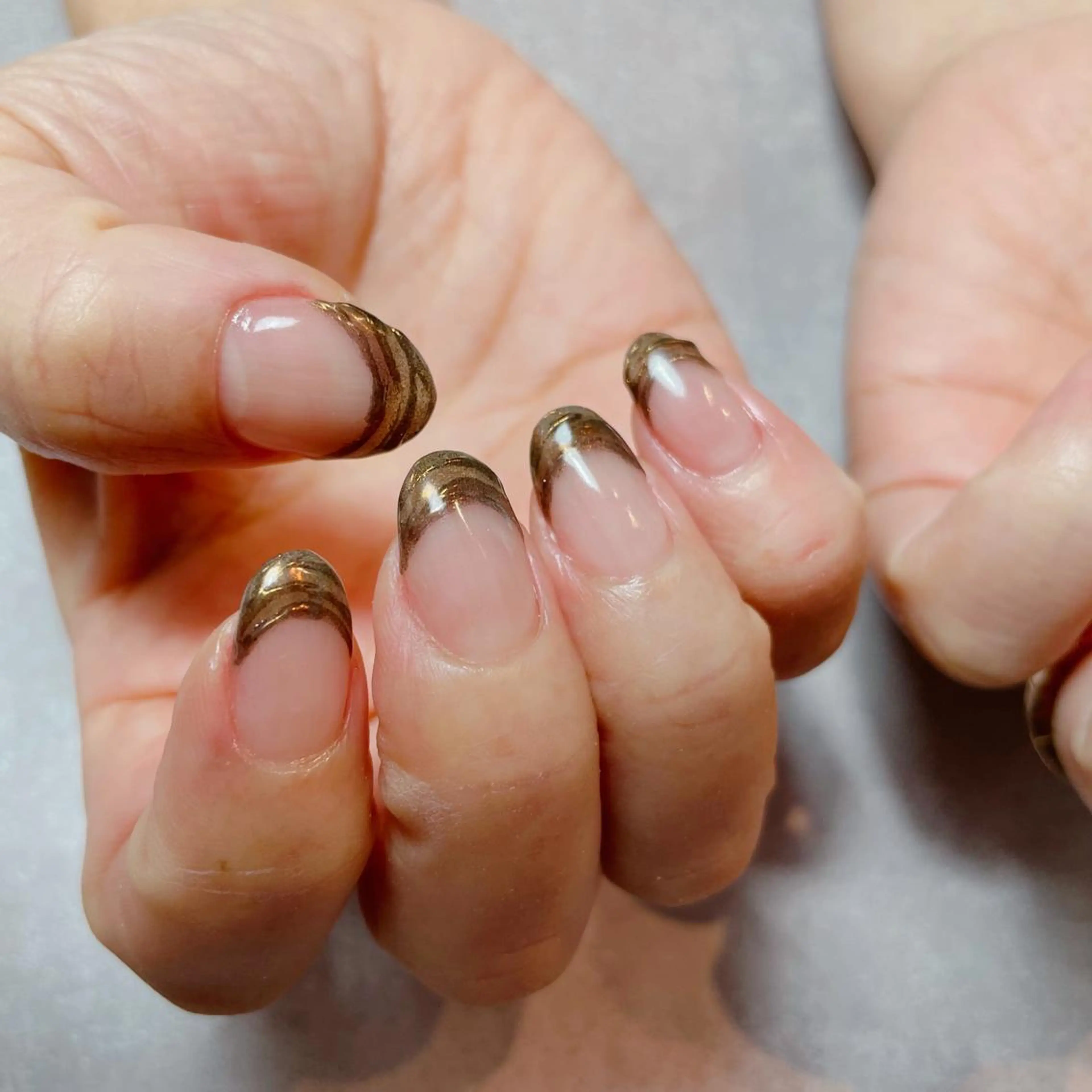ネイル フレンチネイル ニュアンスネイル ハンドネイル GIZELE ひばりヶ丘nailのネイルデザイン