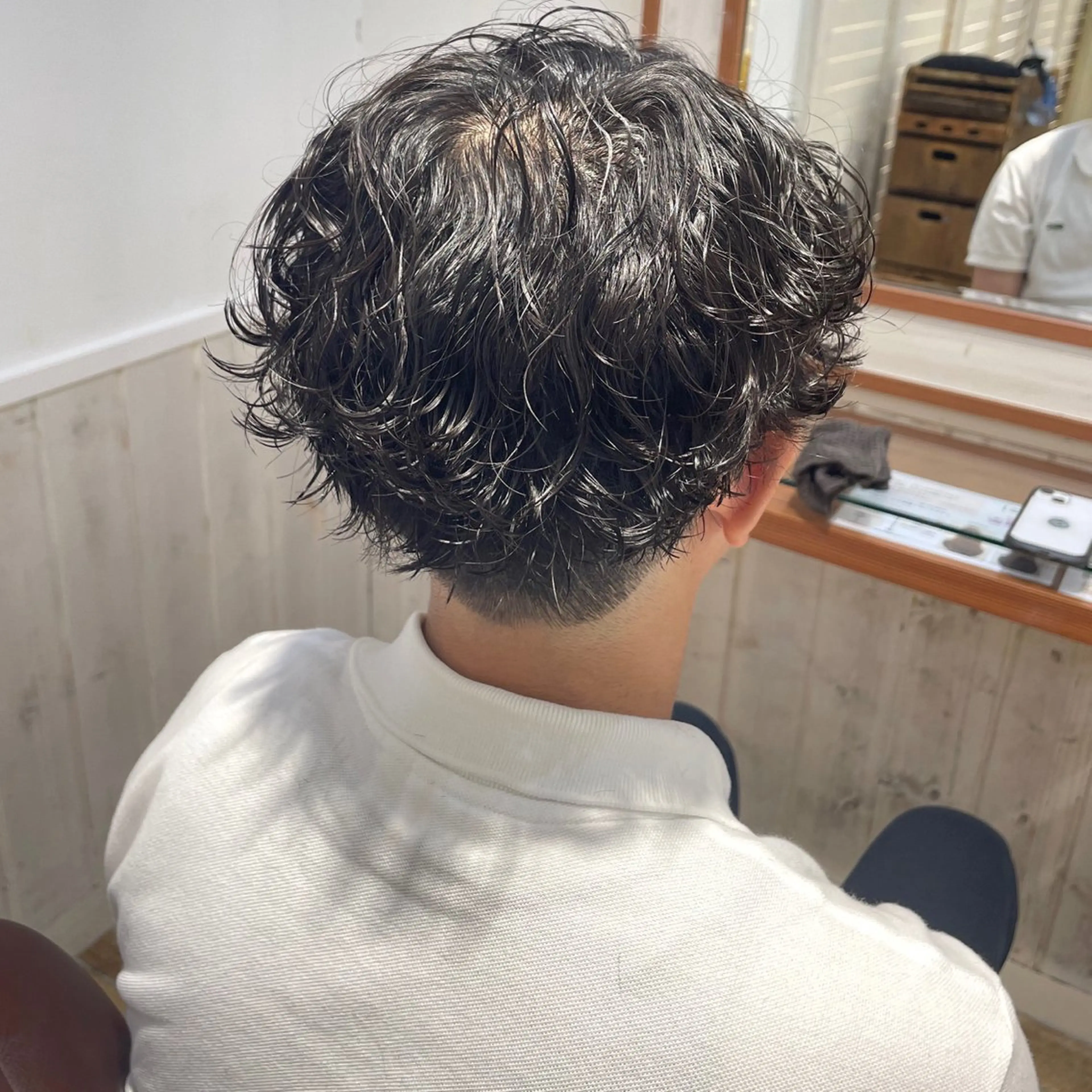 パーマ メンズ 波巻きパーマ clan .のヘアスタイル