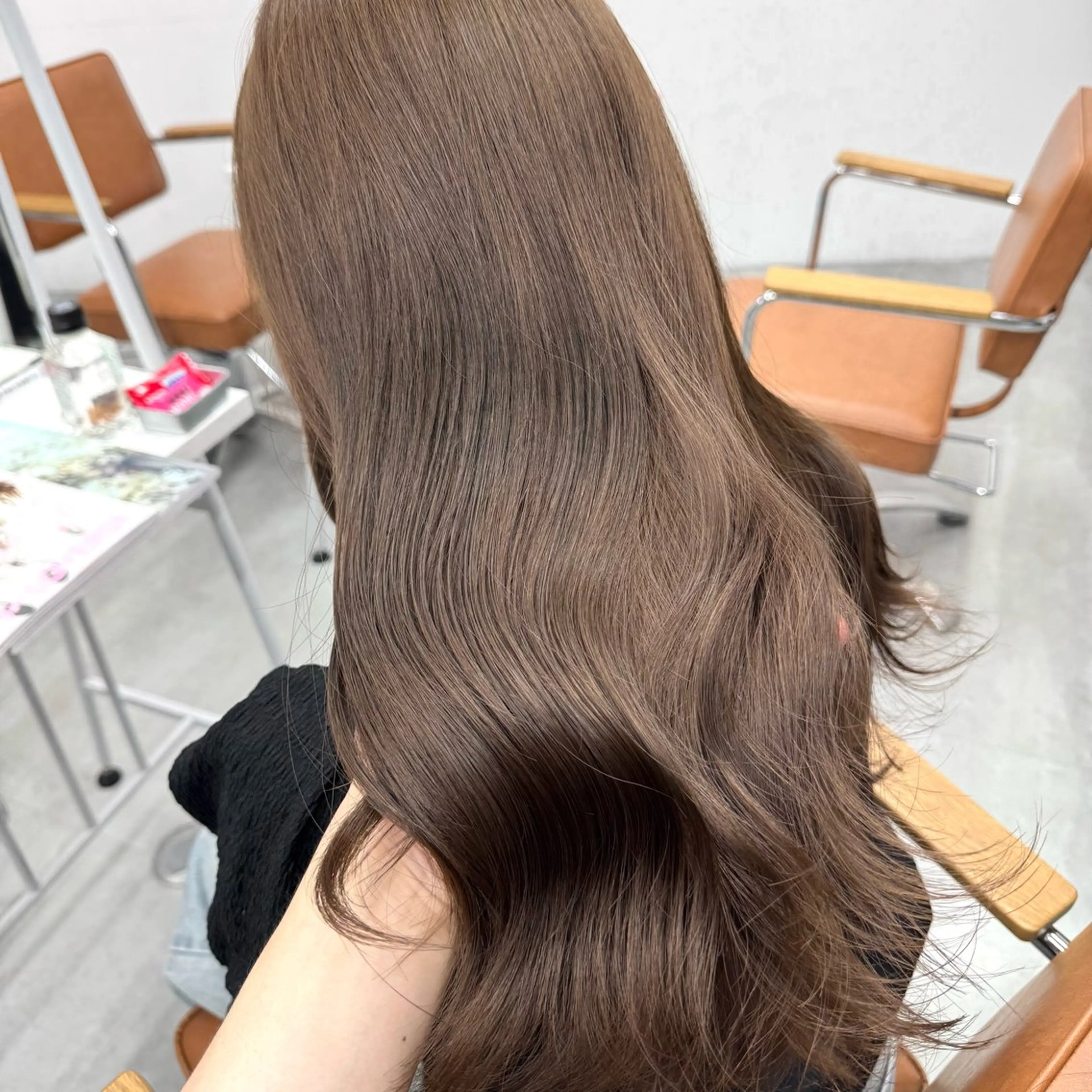 ロング カラー ヘアアレンジ ヘアカラー ブリーチなしカラー /新百合ヶ丘/安形翔のヘアスタイル