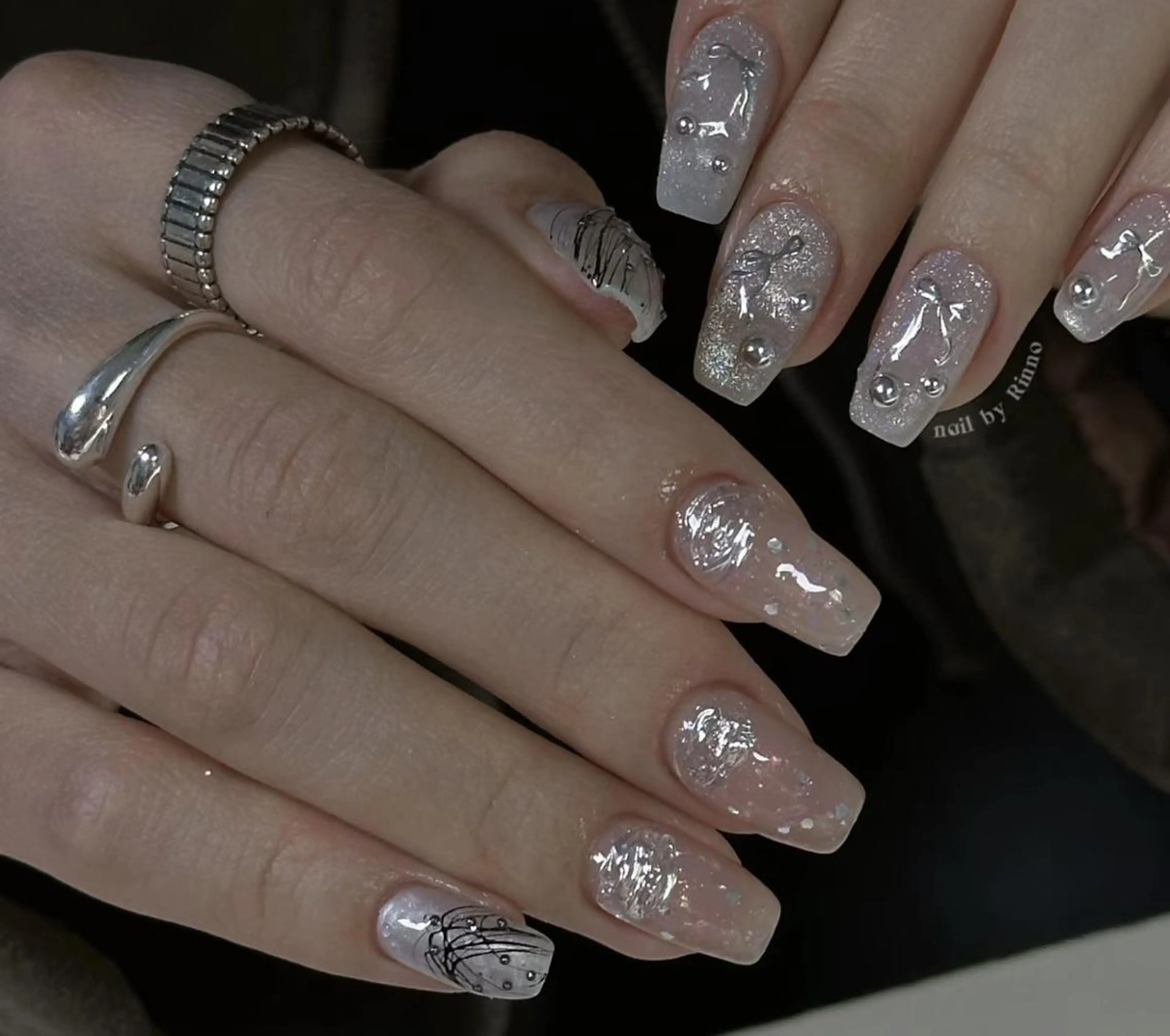 ネイル ハンドネイル 🎀 Ayaka_nailのネイルデザイン