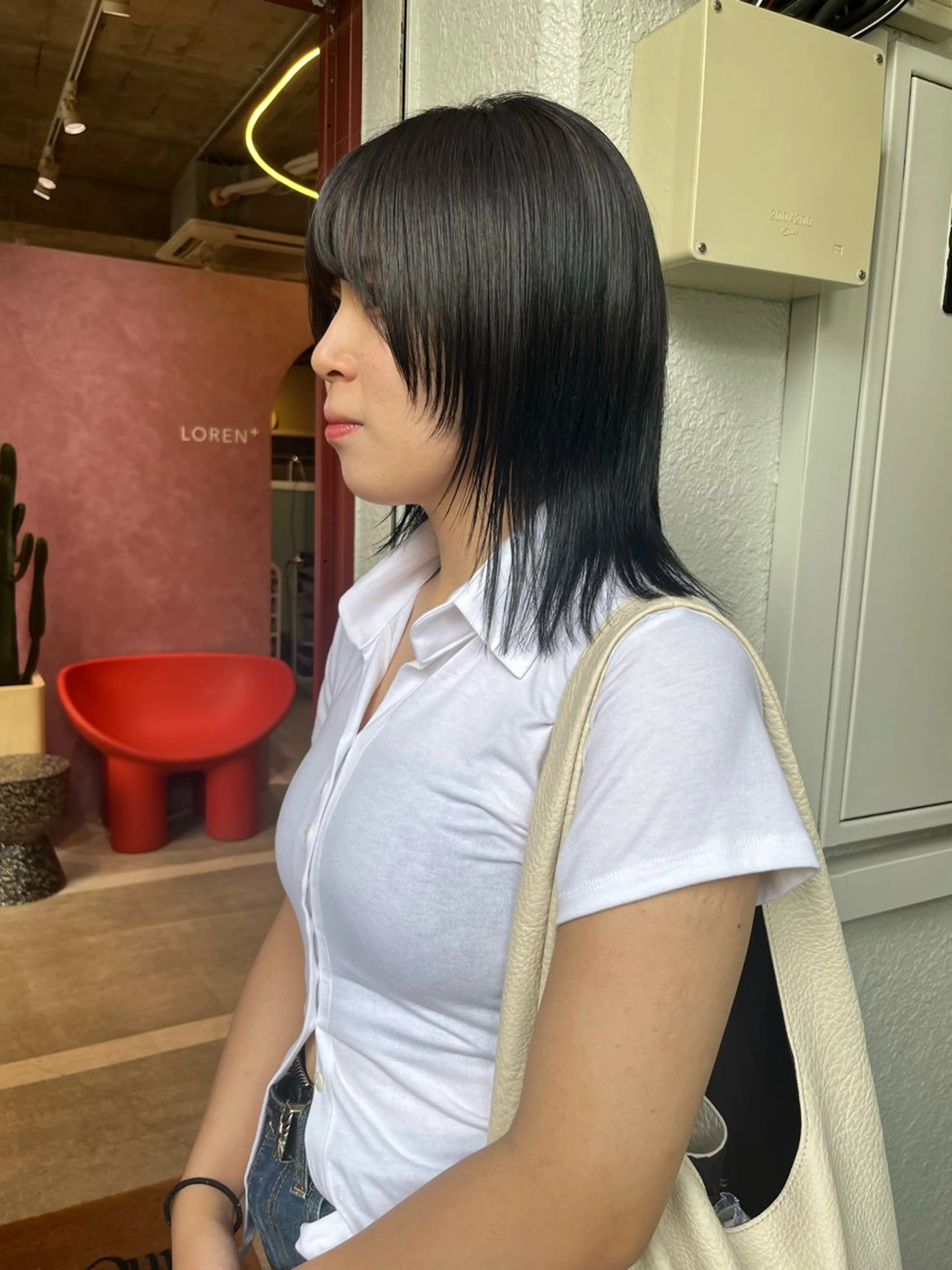 カラー ヘアカラー レイヤーカット🍏 パーマ/ののかのヘアスタイル