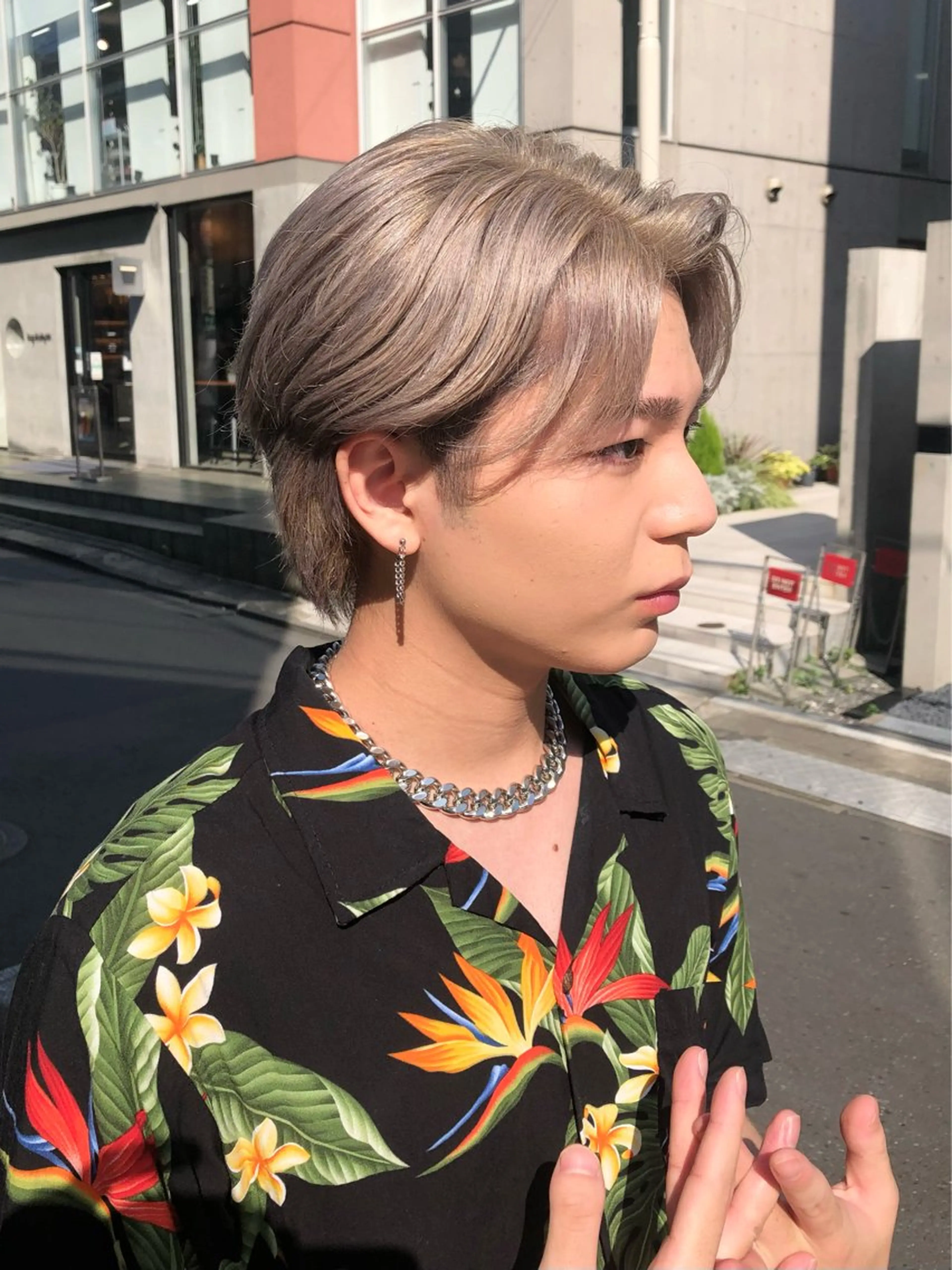 ショート カラー パーマ ヘアアレンジ メンズ ヘアカラー トリートメント 💎髪質改善特化💎 RUITOのヘアスタイル