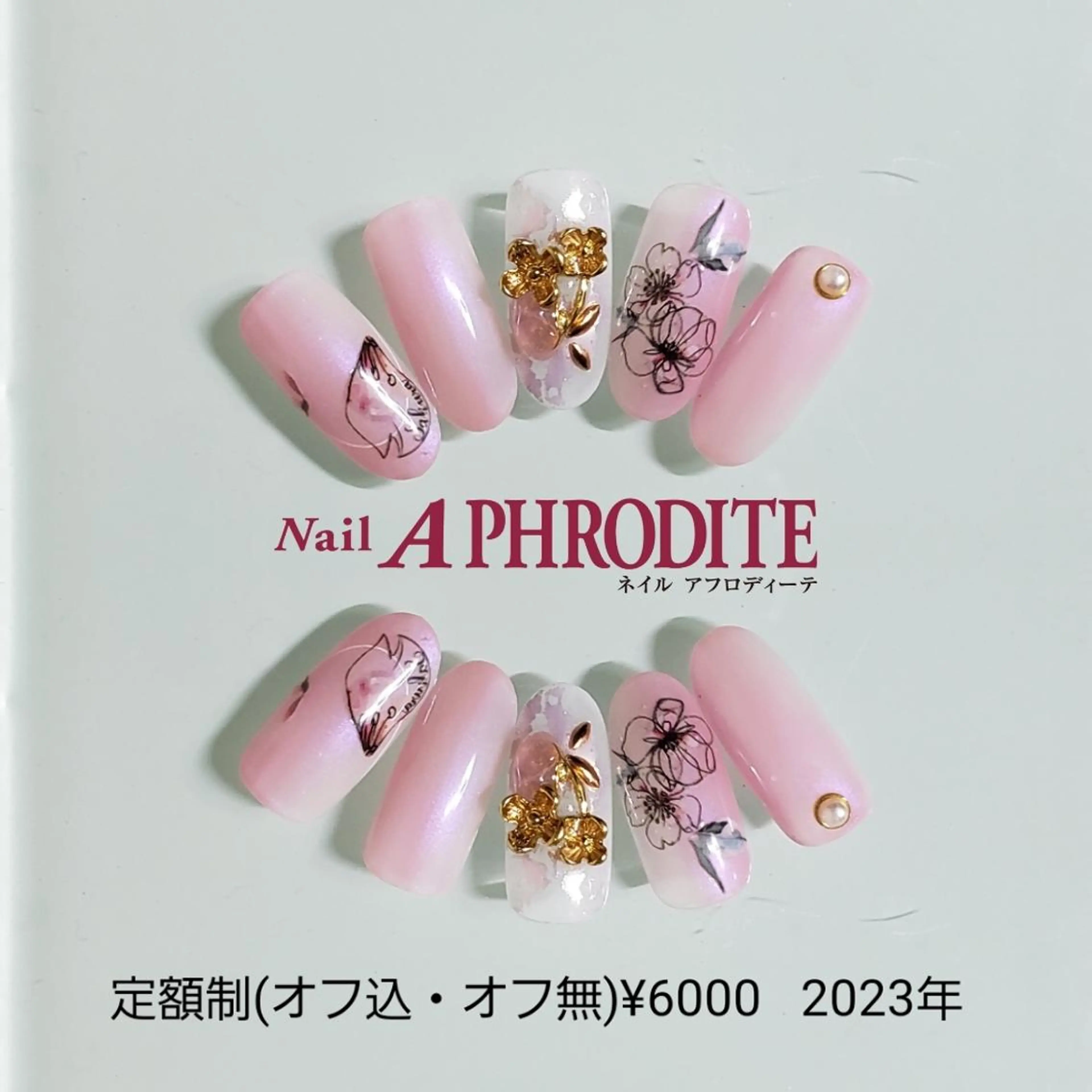 ネイル ジェルネイル ニュアンスネイル ソフトジェル ハンドネイル Nail  Aphroditeのネイルデザイン