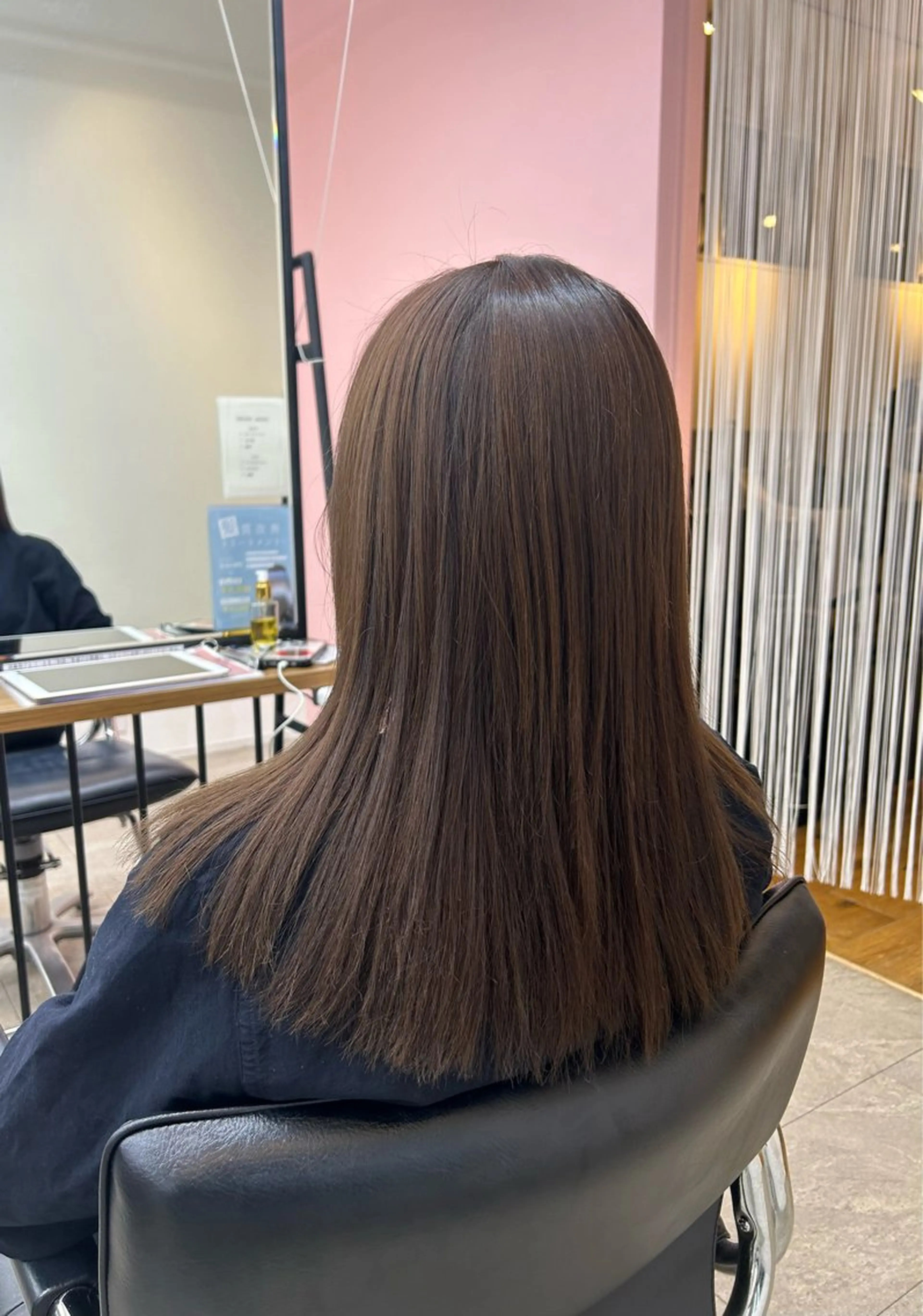 ロング カラー ヘアカラー トリートメント suehiro yunaのヘアスタイル