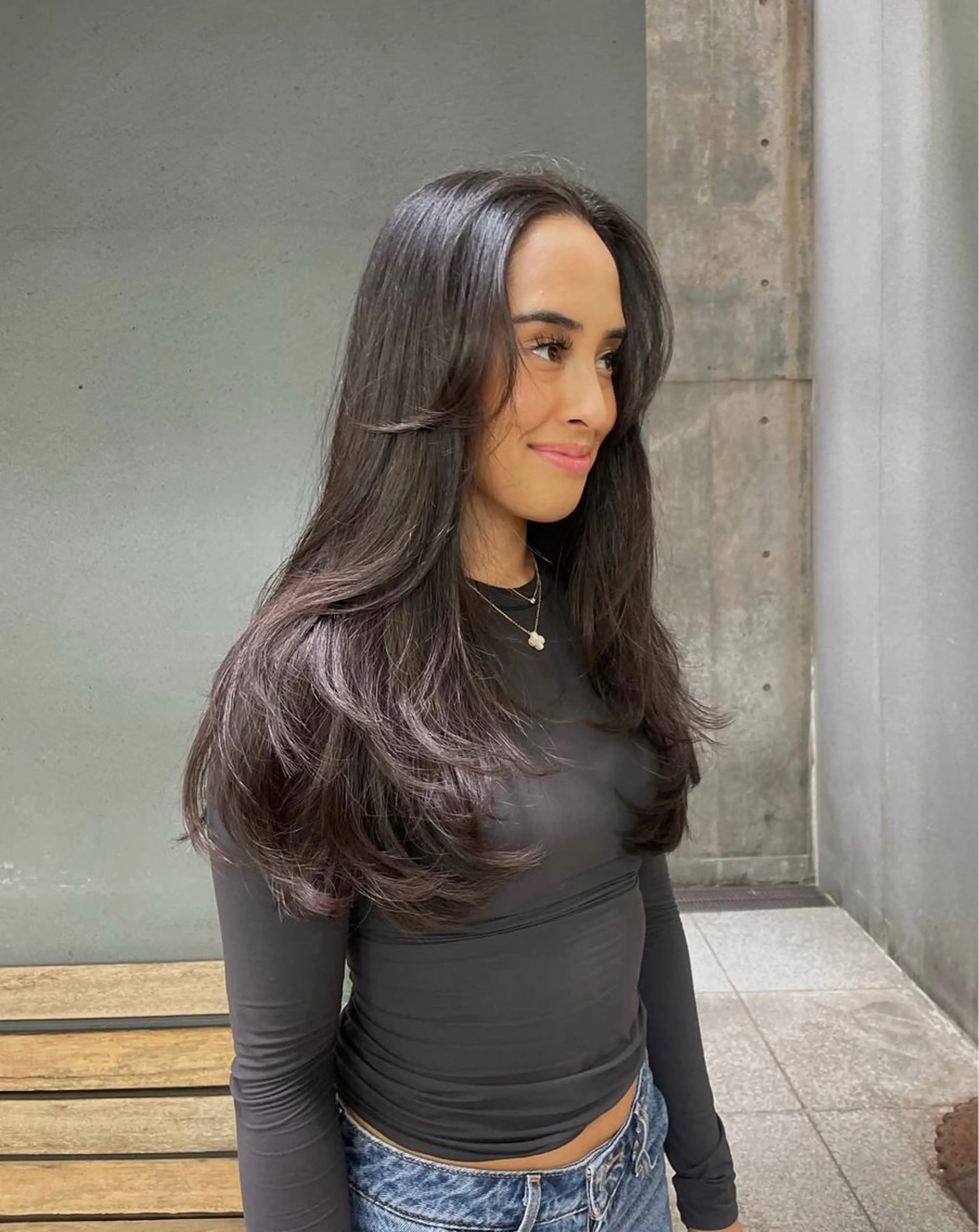 ロング カラー パーマ Assort International  Hair Salon Tokyo所属・🦋✨ Yu-na✨🦋のヘアスタイル