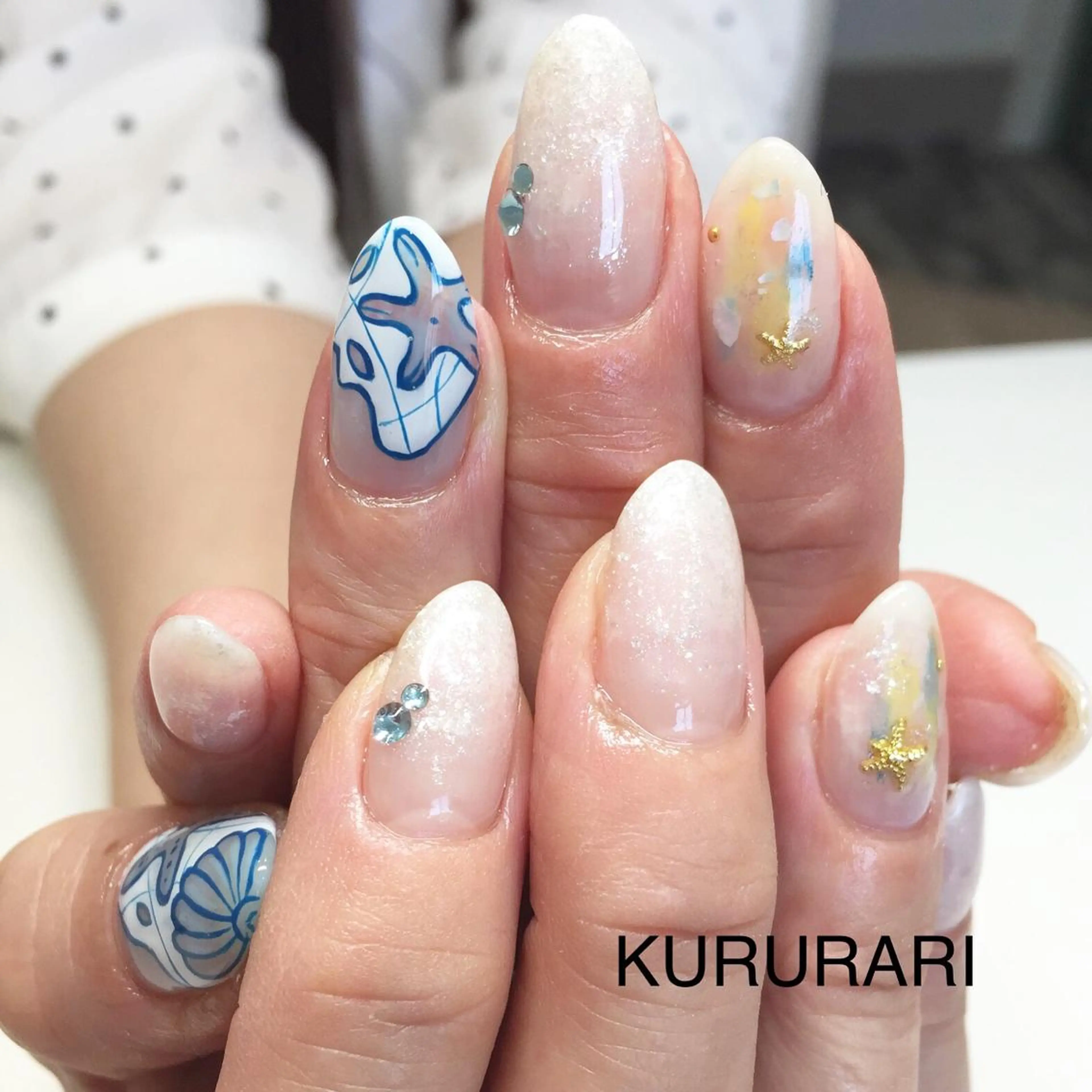 ネイル アートネイル ジェルネイル KURURARI NAILのネイルデザイン