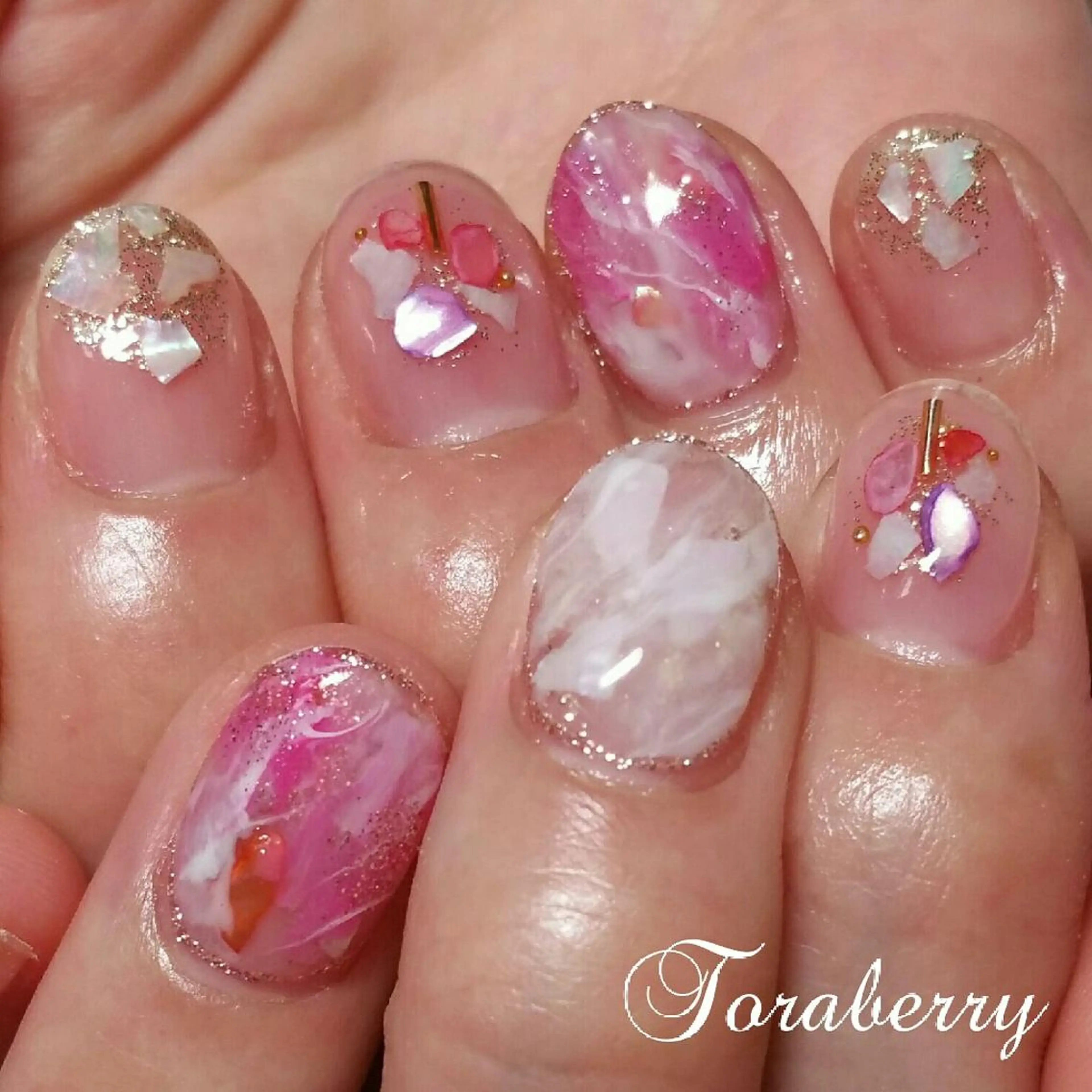 ネイル ハンドネイル ネイリスト なつみのネイルデザイン