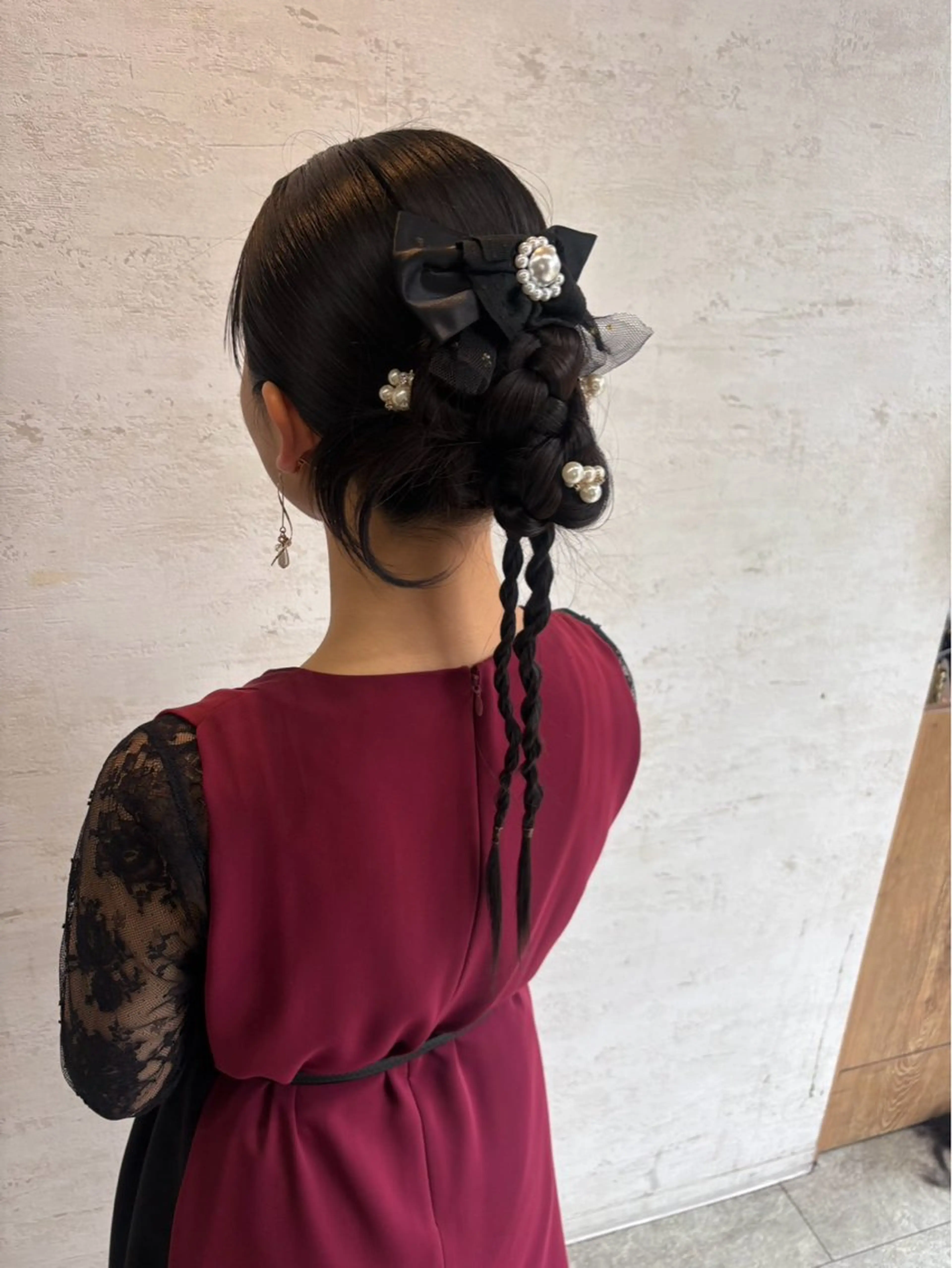 ロング ヘアアレンジ ヘアセット 美髪× ヘアセット✨Araiのヘアスタイル