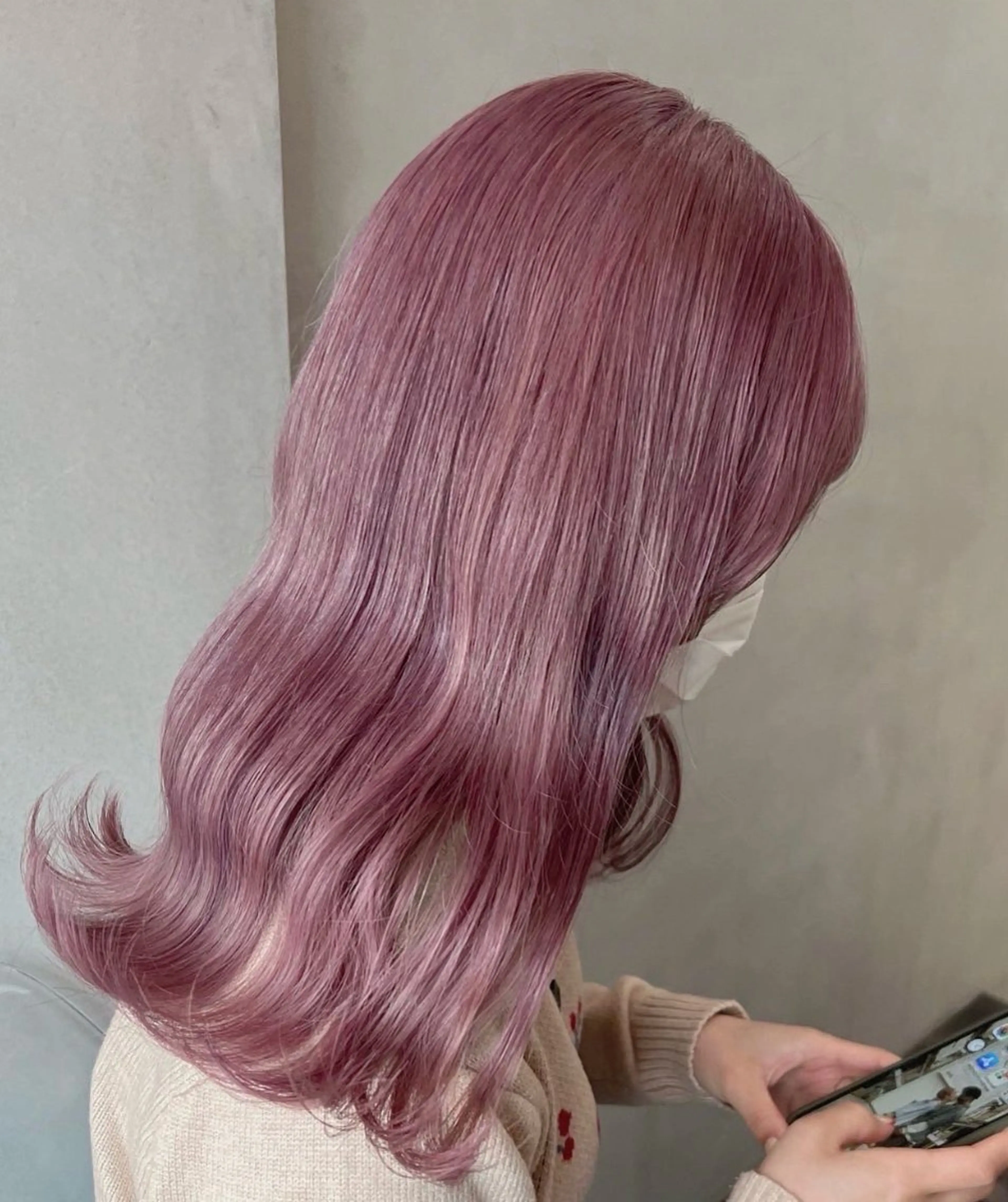 ロング カラー ハイトーン髪質改善 🫧大阪/kanonのヘアスタイル