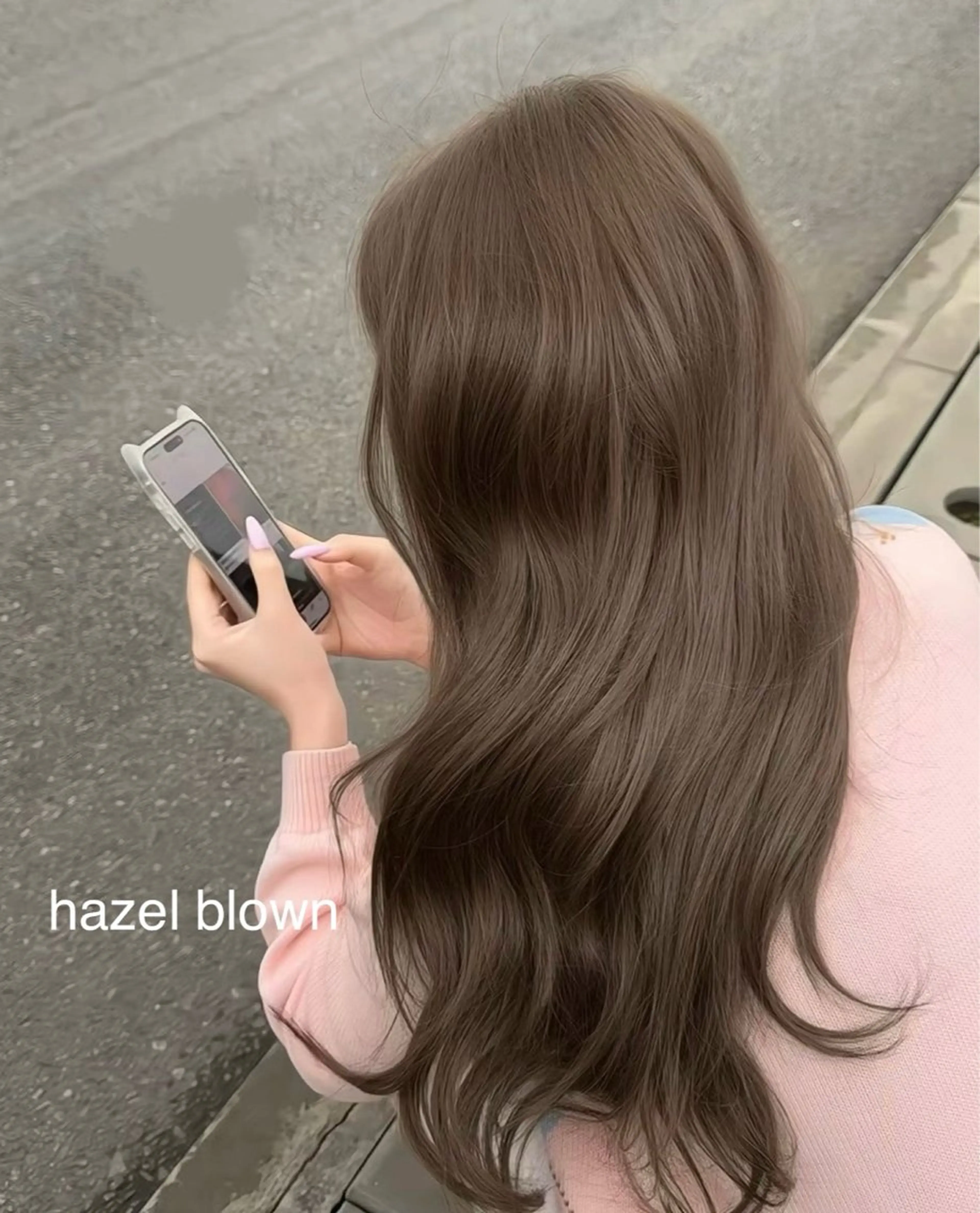 ロング ヘアカラー トリートメント 透明感・韓国系カラー 🍀cocoa🪽のヘアスタイル