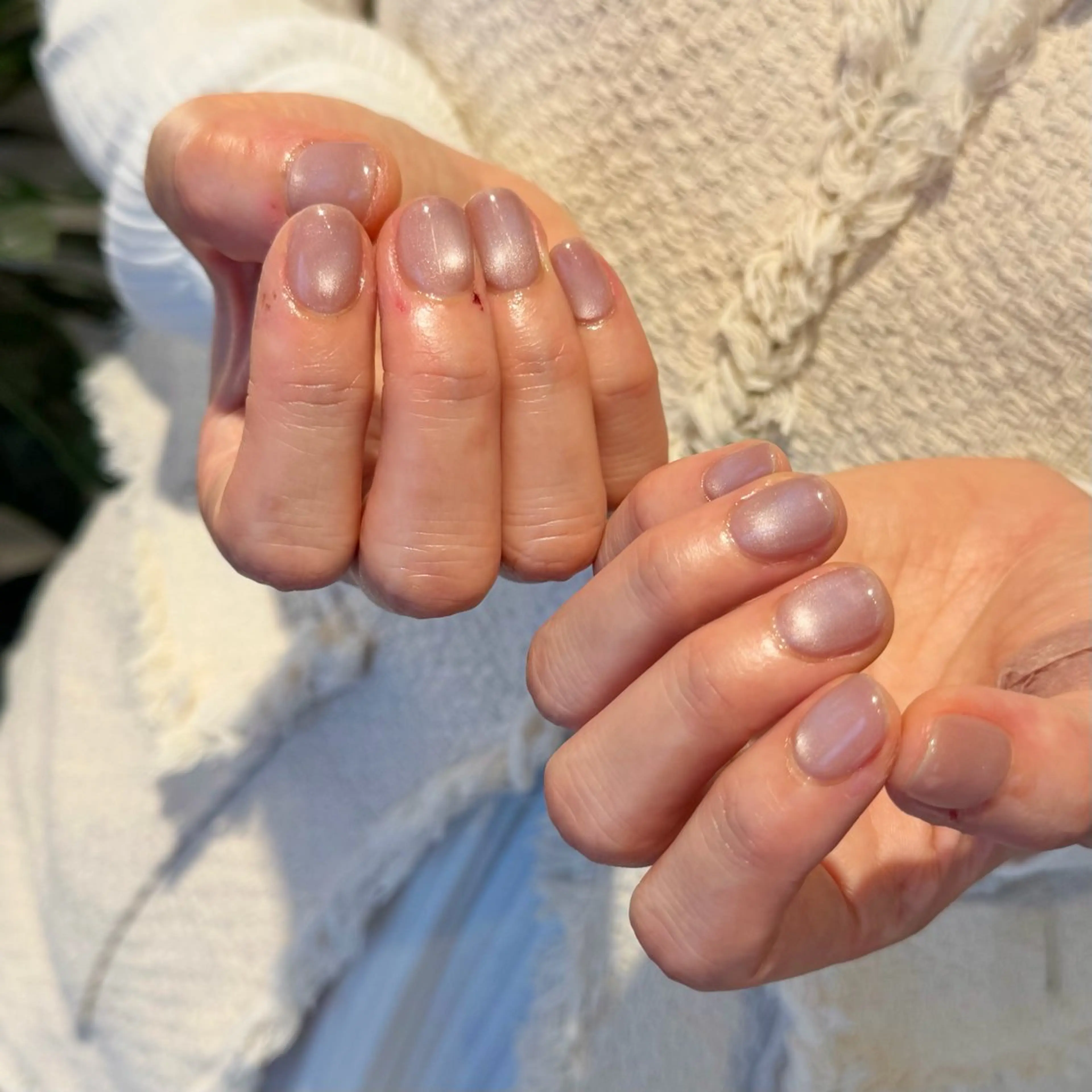 ネイル クリアネイル フラッシュネイル フラッシュマグ フレンチネイル マグネットネイル Luana nailのネイルデザイン
