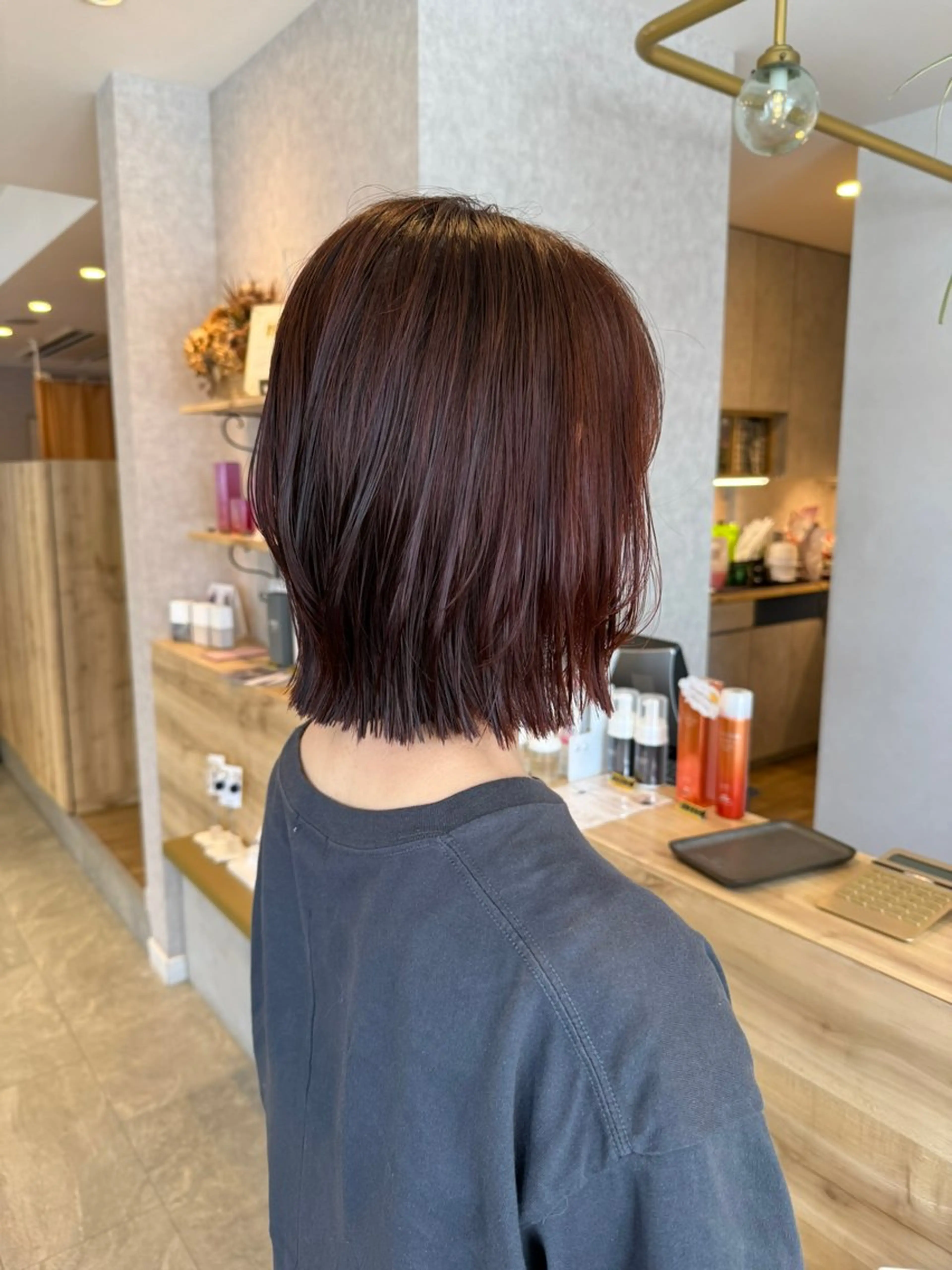 ショート ボブ レイヤーカット カット letterby novel  はるみのヘアスタイル