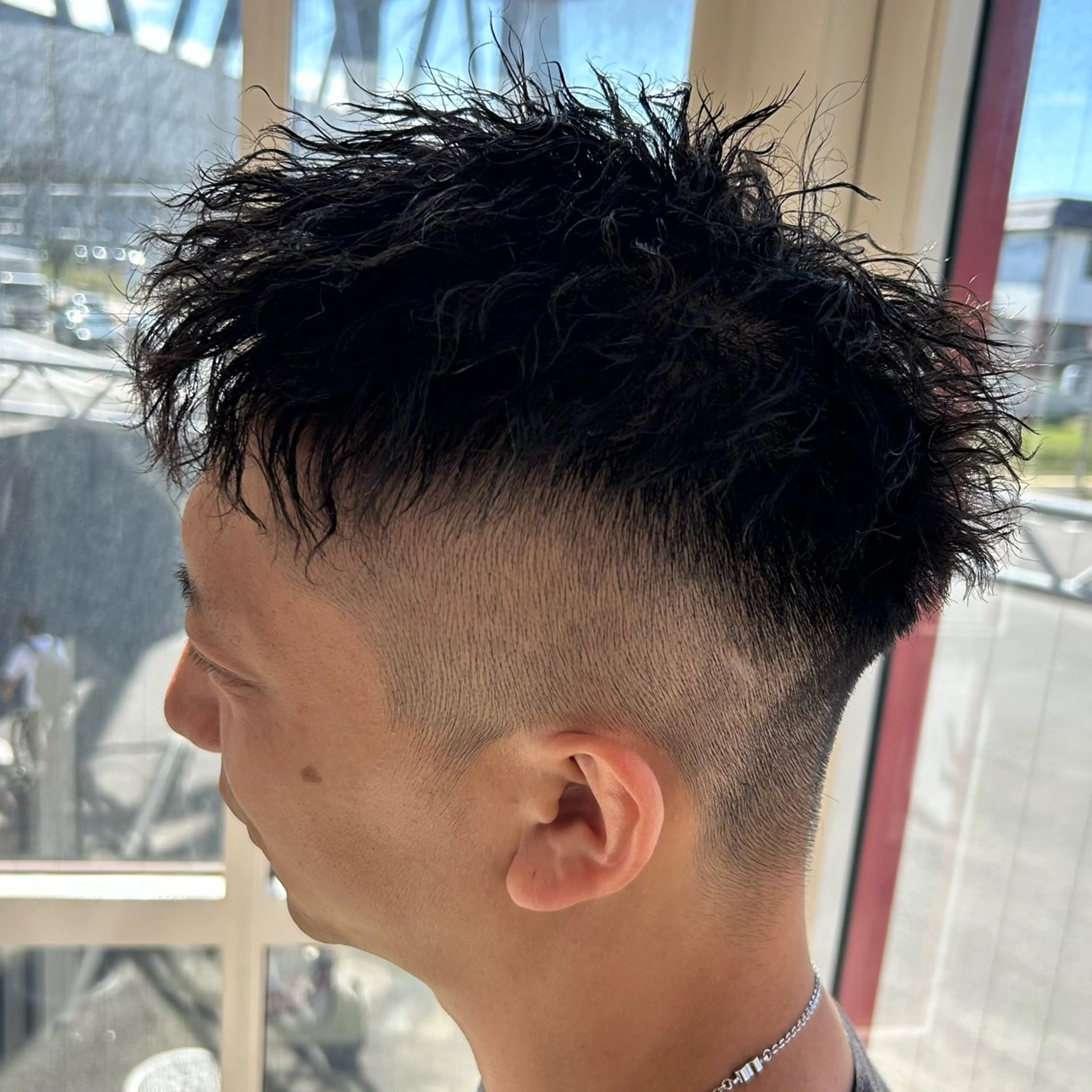 パーマ メンズ フェザーパーマ メンズパーマ 波巻きパーマ カット パーマ メンズパーマ/メンズ カット/たばたよしきのヘアスタイル