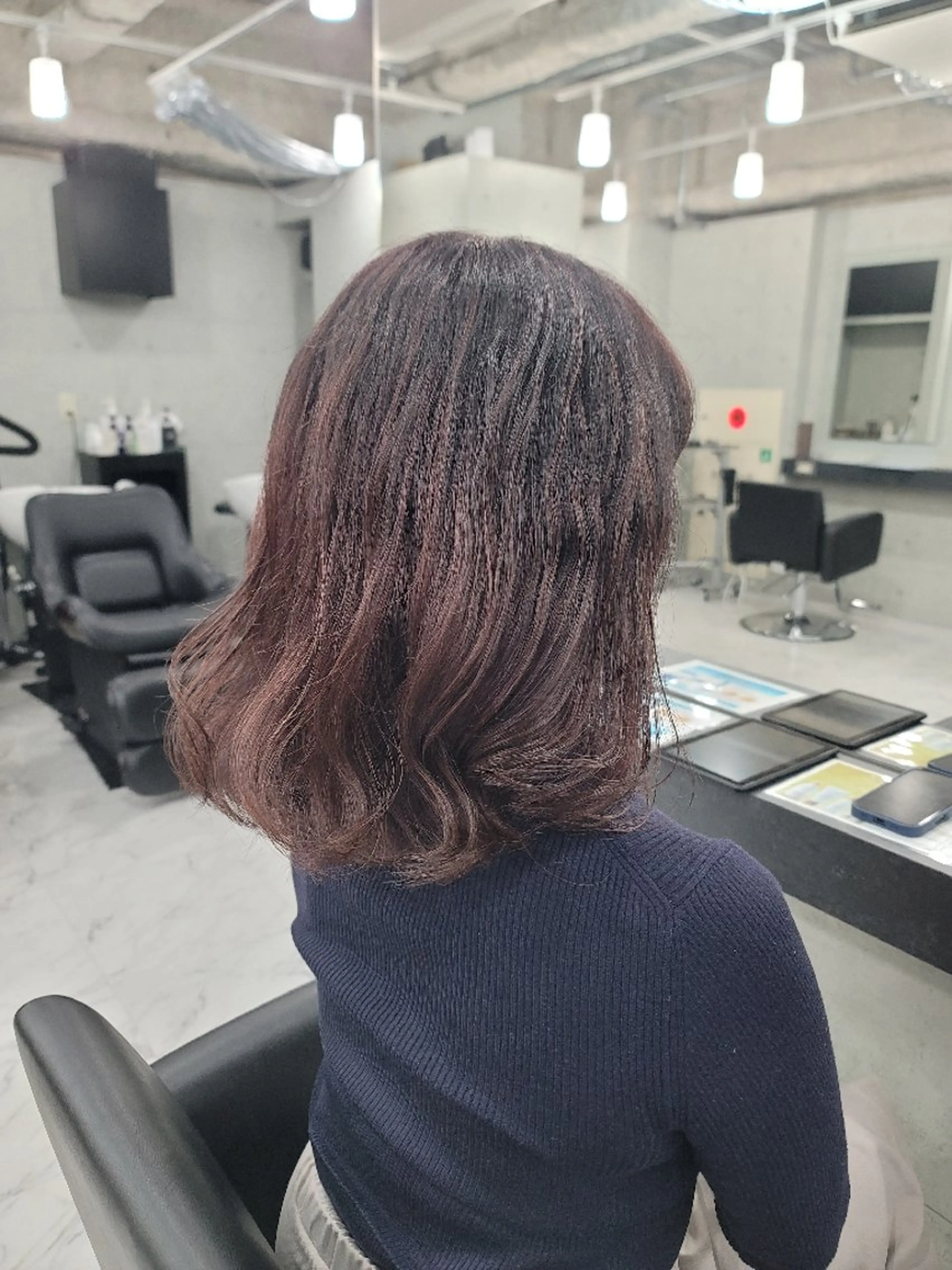 カラー セミロング Endearing所属・❇️安達 優心❇️ レイヤー/艶髪特化のヘアスタイル