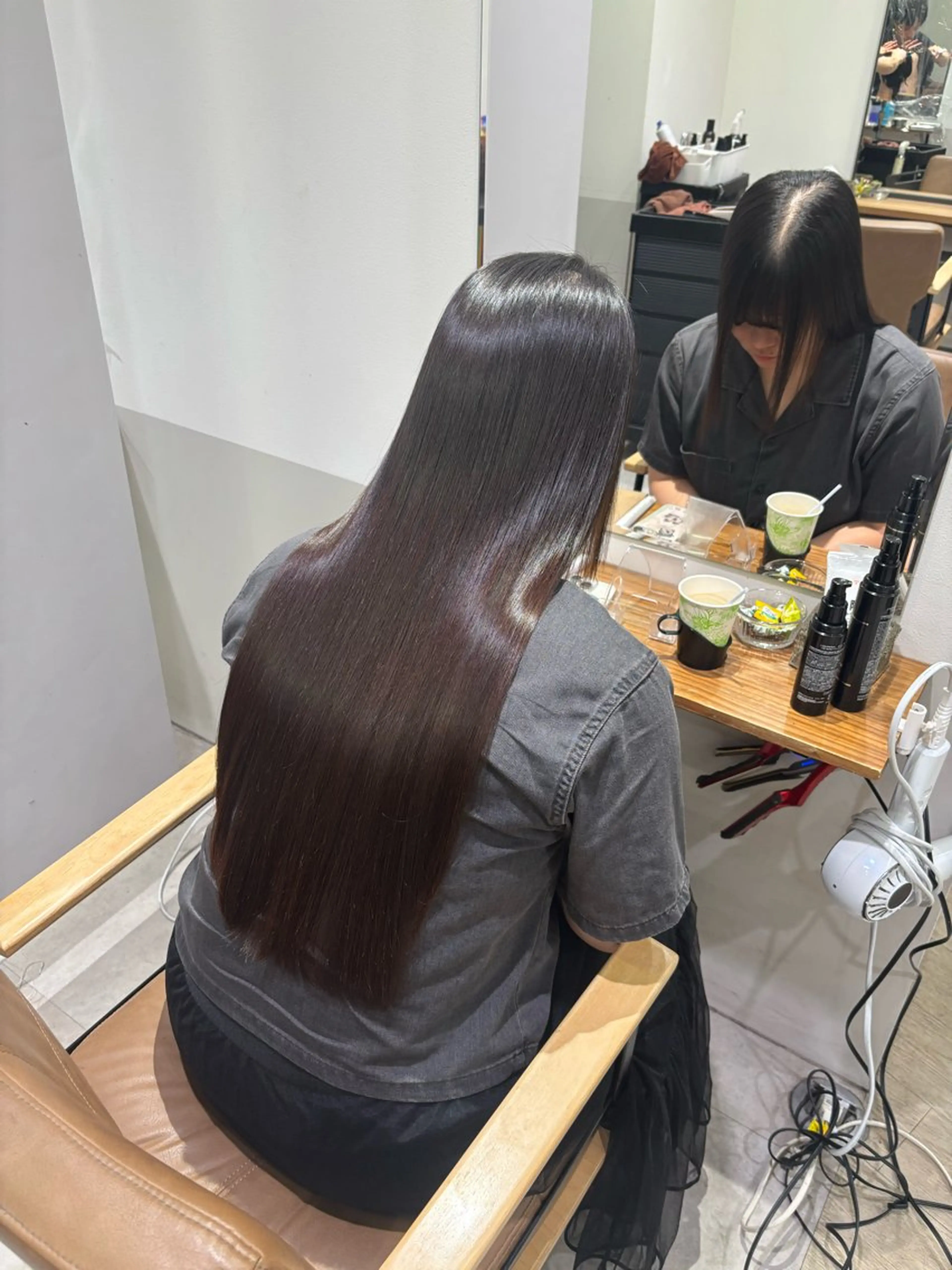 ロング 髪質改善 縮毛矯正 かのん /髪質改善/大阪梅田のヘアスタイル