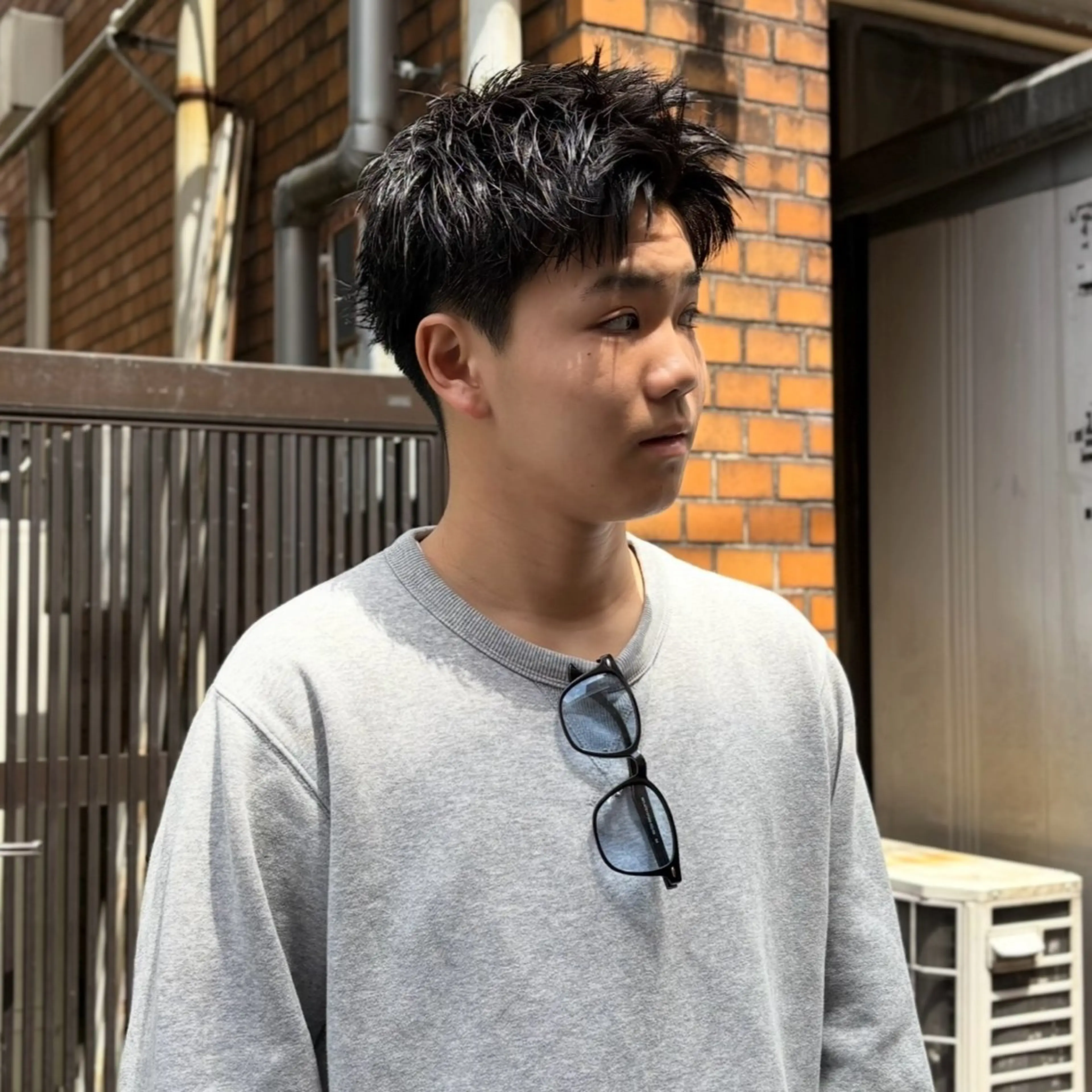 ショート パーマ メンズ 服に合うお洒落ヘア /GLOP リュートのヘアスタイル