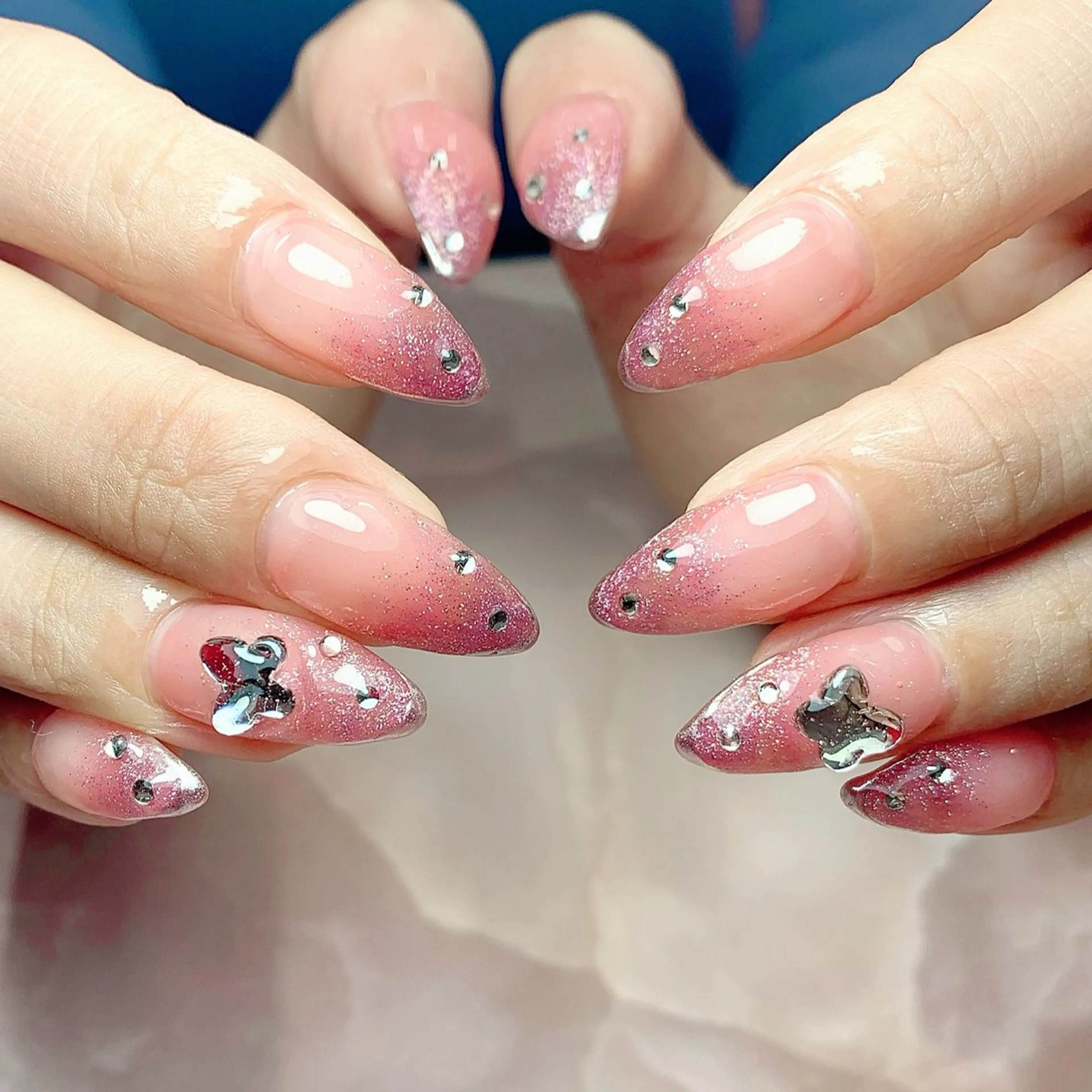 ネイル ハンドネイル Rose Glass 高蔵寺店のネイルデザイン