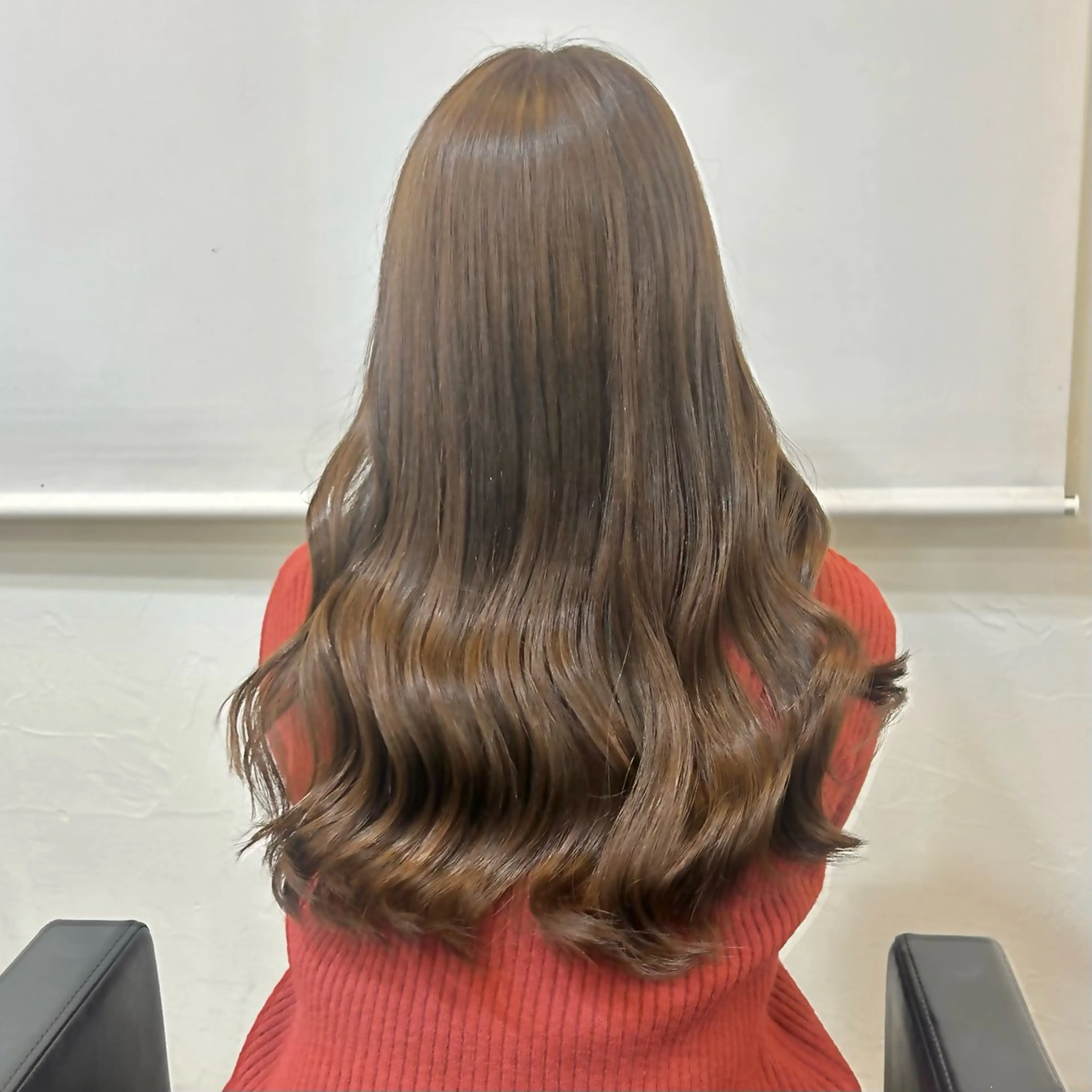 ロング カラー ベージュカラー ブリーチ ブラウンカラー 透明感カラー グレージュ カット ヘアカラー トリートメント ブリーチなしベージュ /ヘアセット/ミユのヘアスタイル