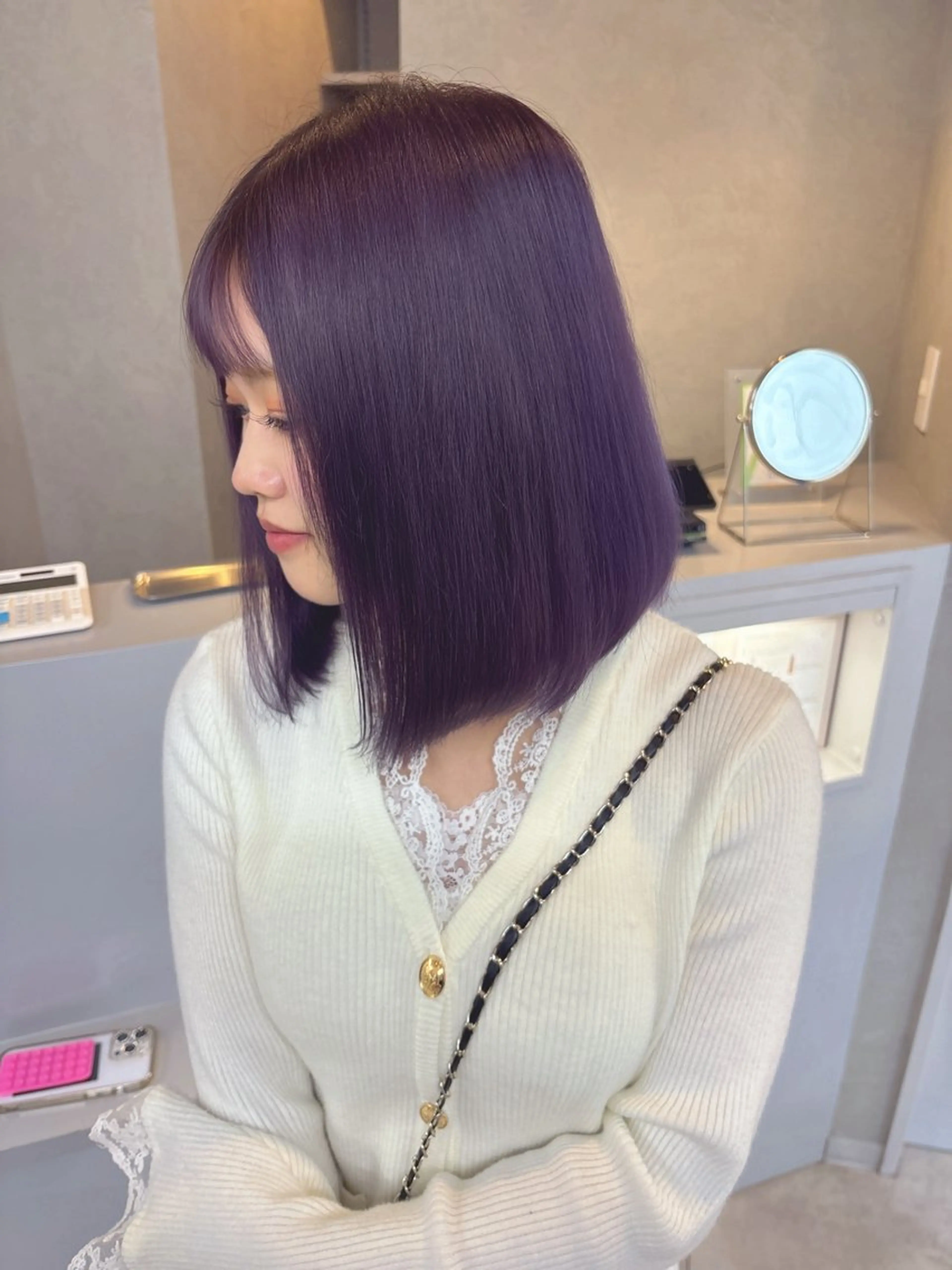 ミディアム GiseL maikaのヘアスタイル