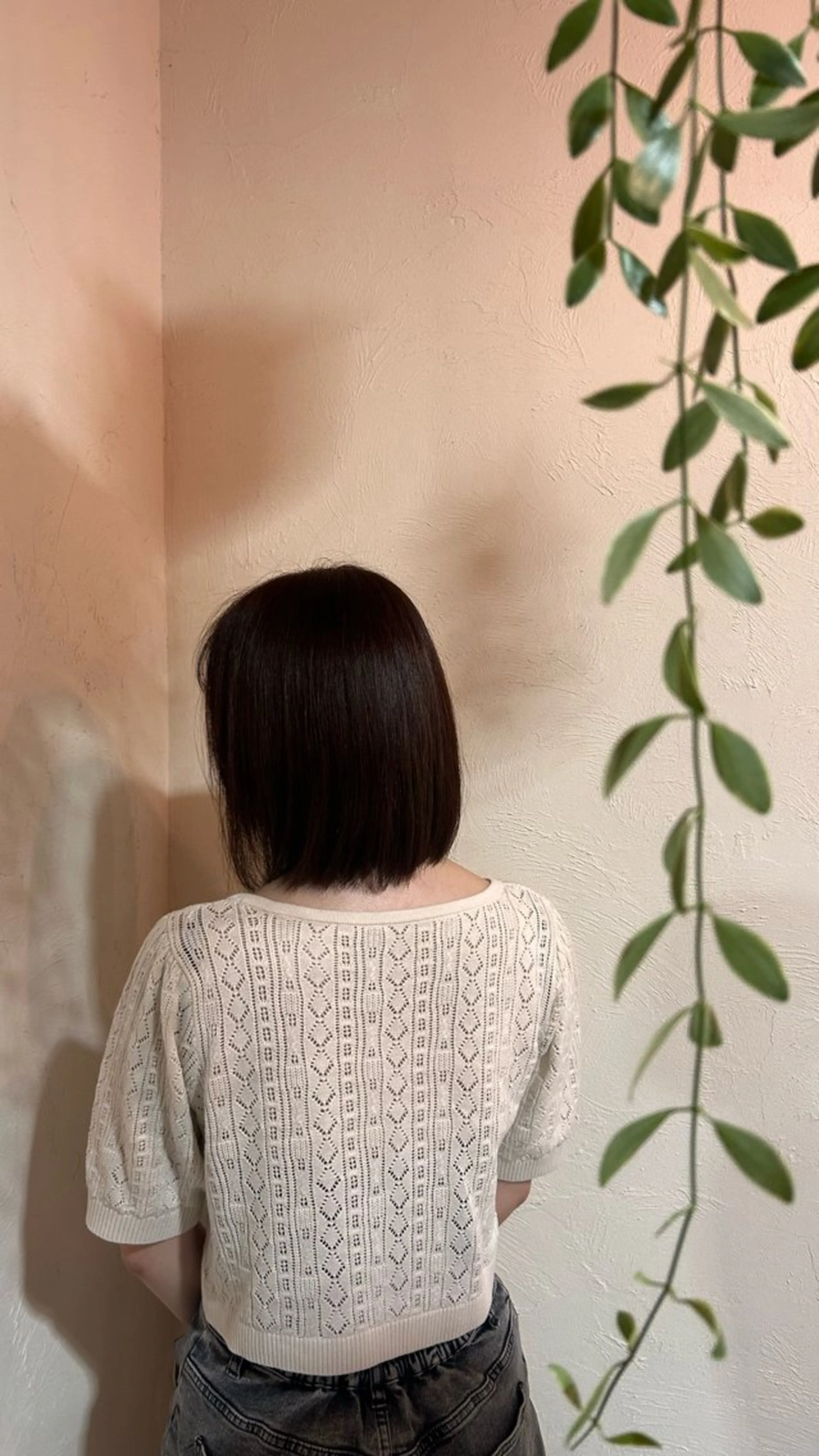 ミディアム ヘアカラー トリートメント 藤井 美陽のヘアスタイル