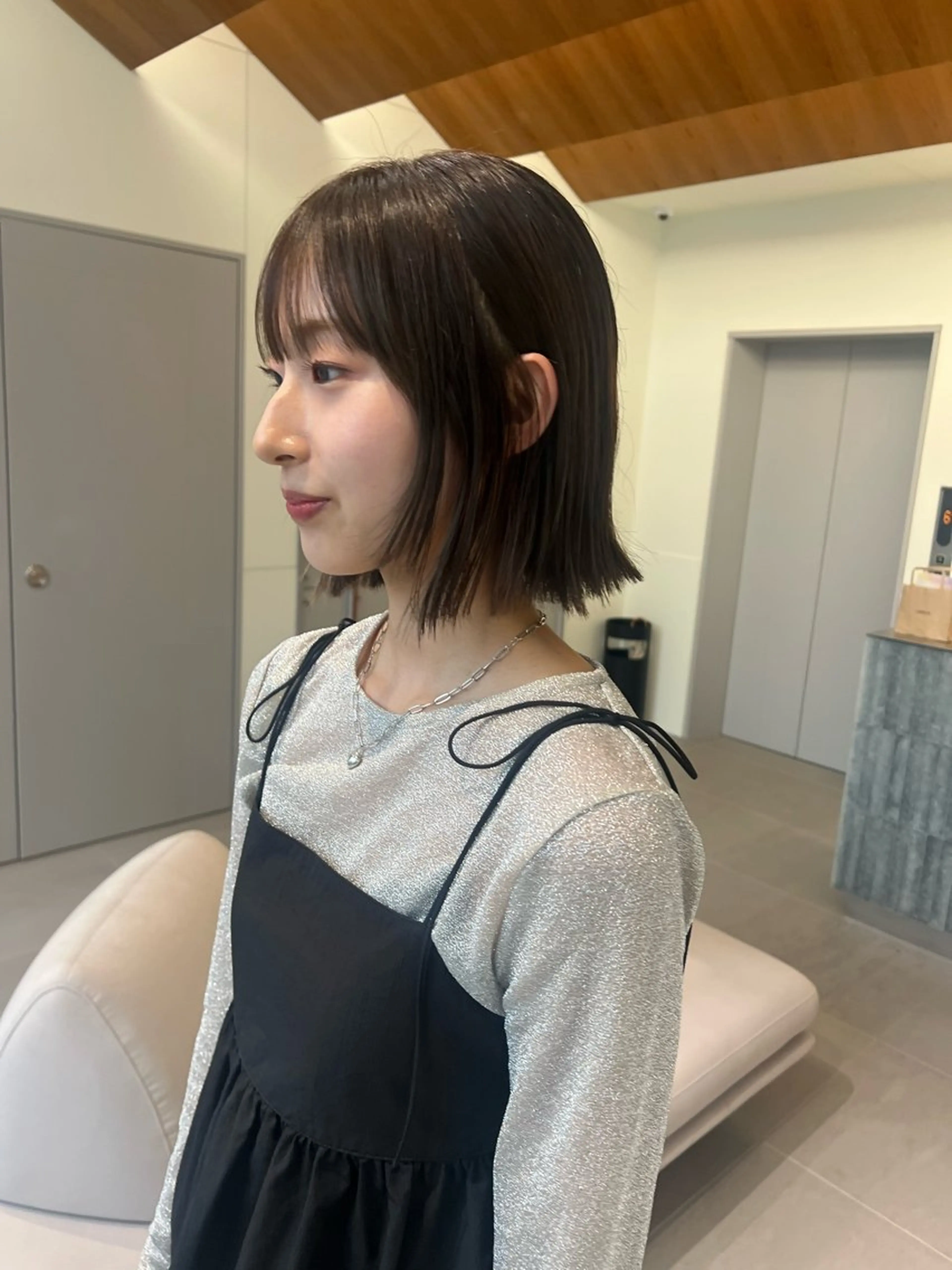 ミディアム 縮毛矯正 カット 縮毛矯正 LORENAO所属・柔らかいカラー🎀 rinaのヘアスタイル