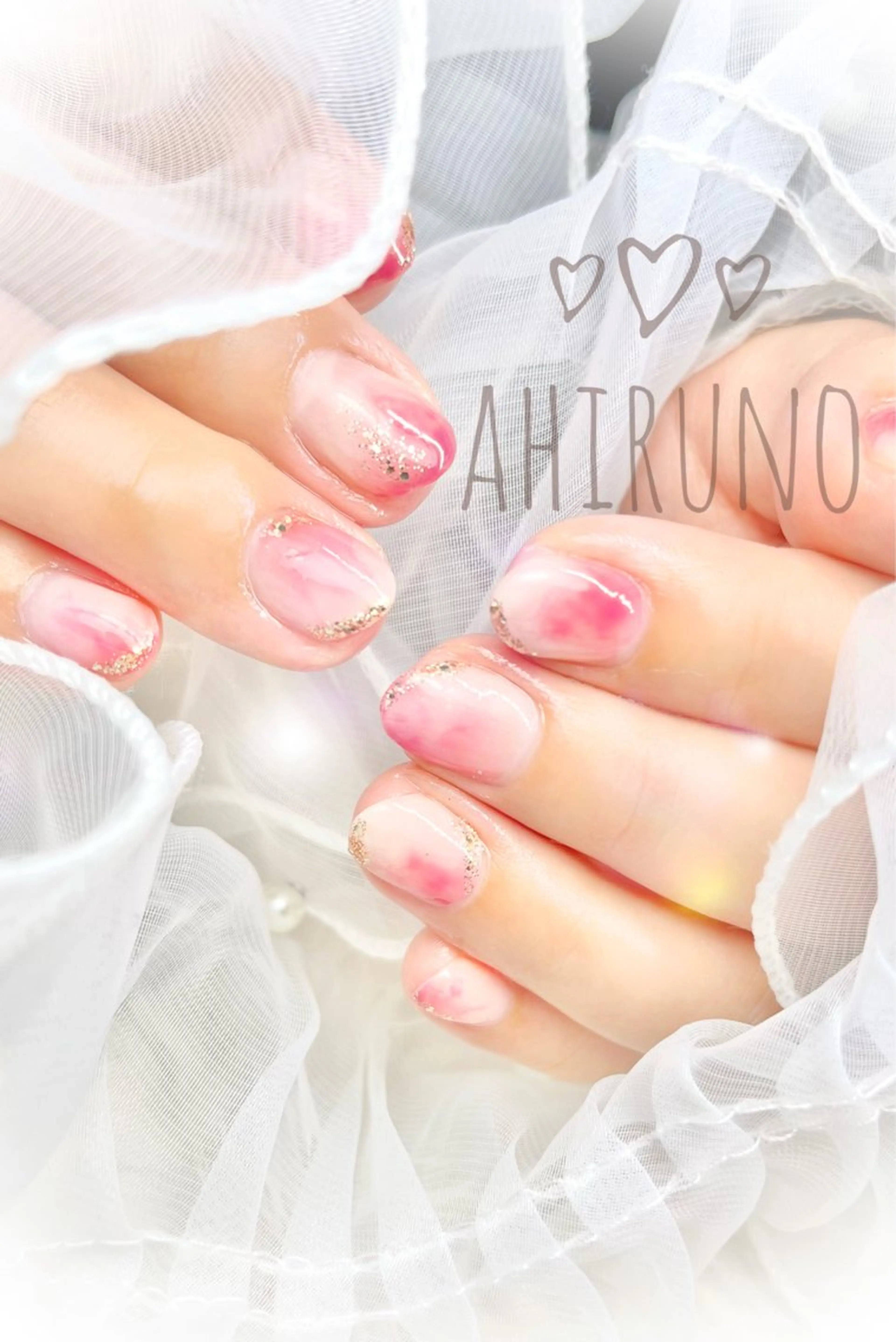 ネイル ハンドネイル 東京あきる野市ネイル ✿ ｙｕiのネイルデザイン