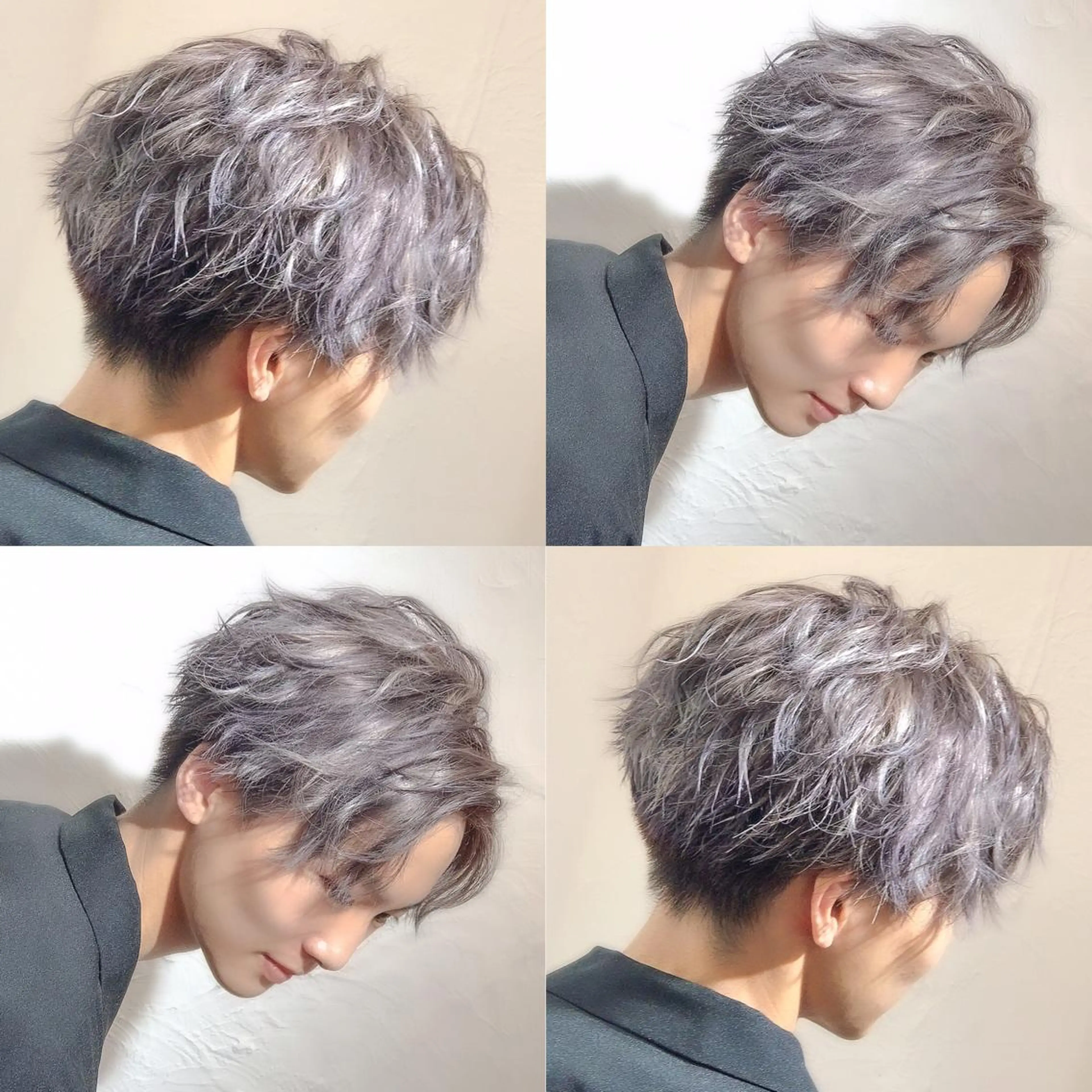 カラー パーマ メンズ ba-boo 広島のヘアスタイル