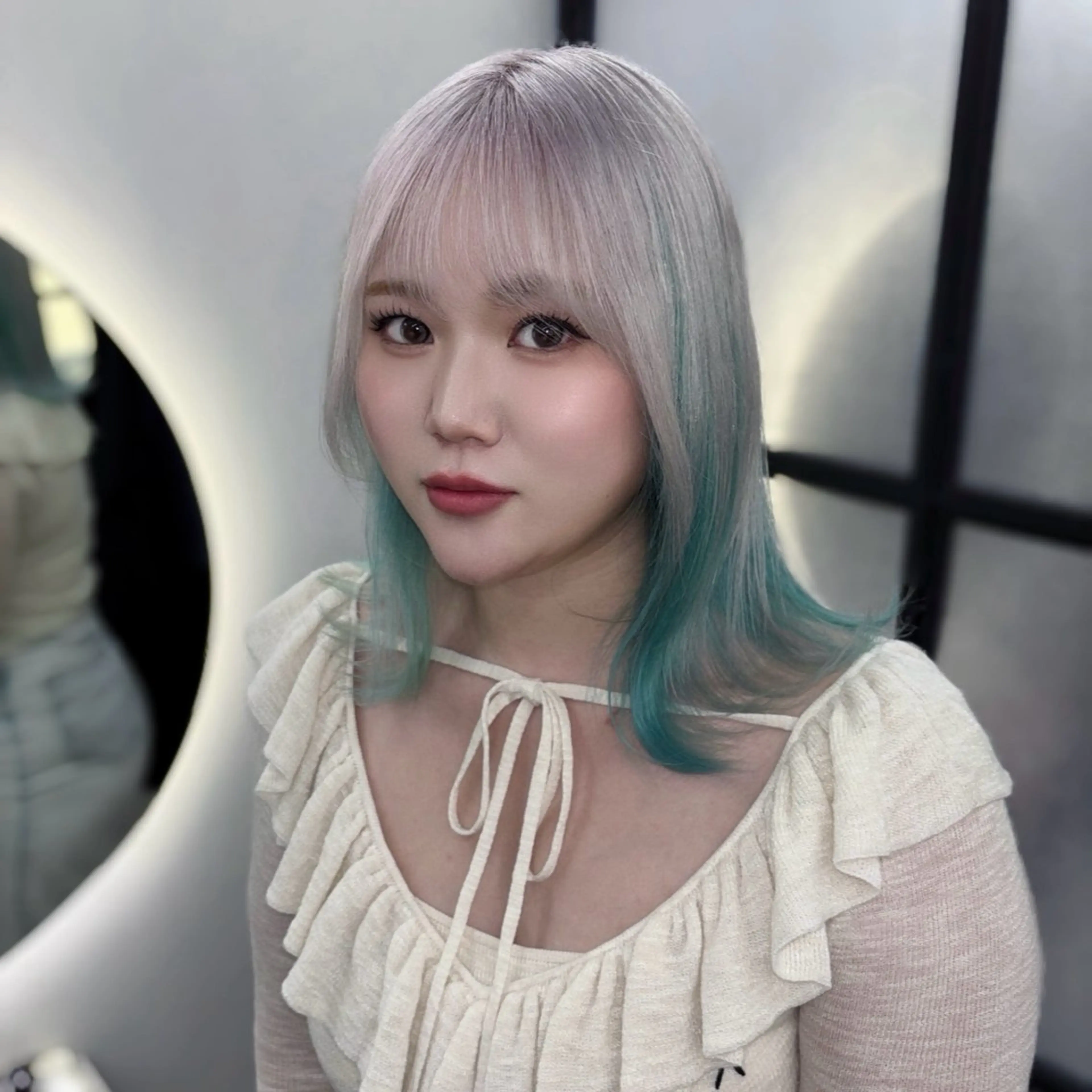 ミディアム カラー ヘアカラー Ren. 🦋デザインカラーのヘアスタイル