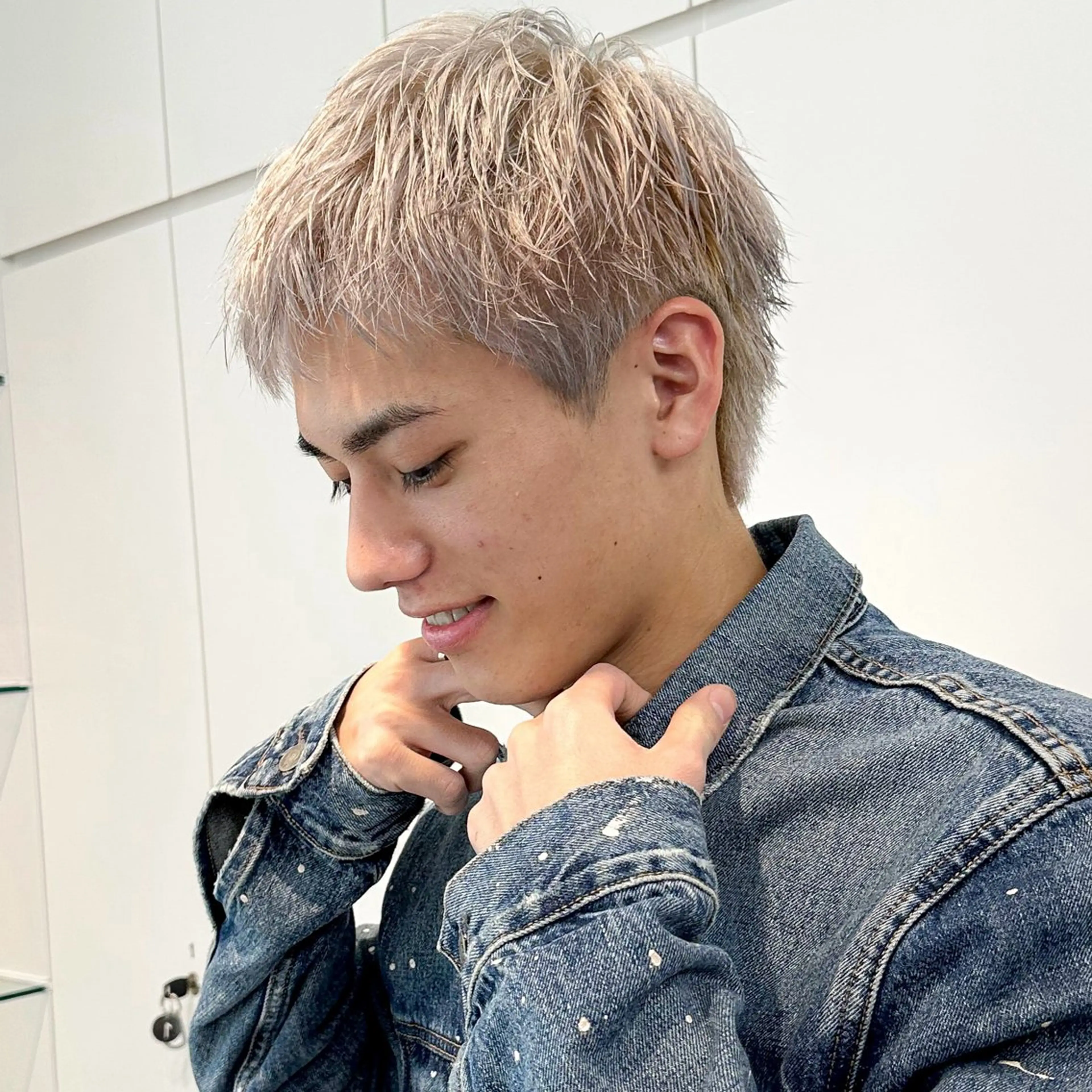 💈人気No.3💈【メンズ限定】メンズカット+ケアブリーチ+トリートメント⚡ダメージレスで高発色の写真